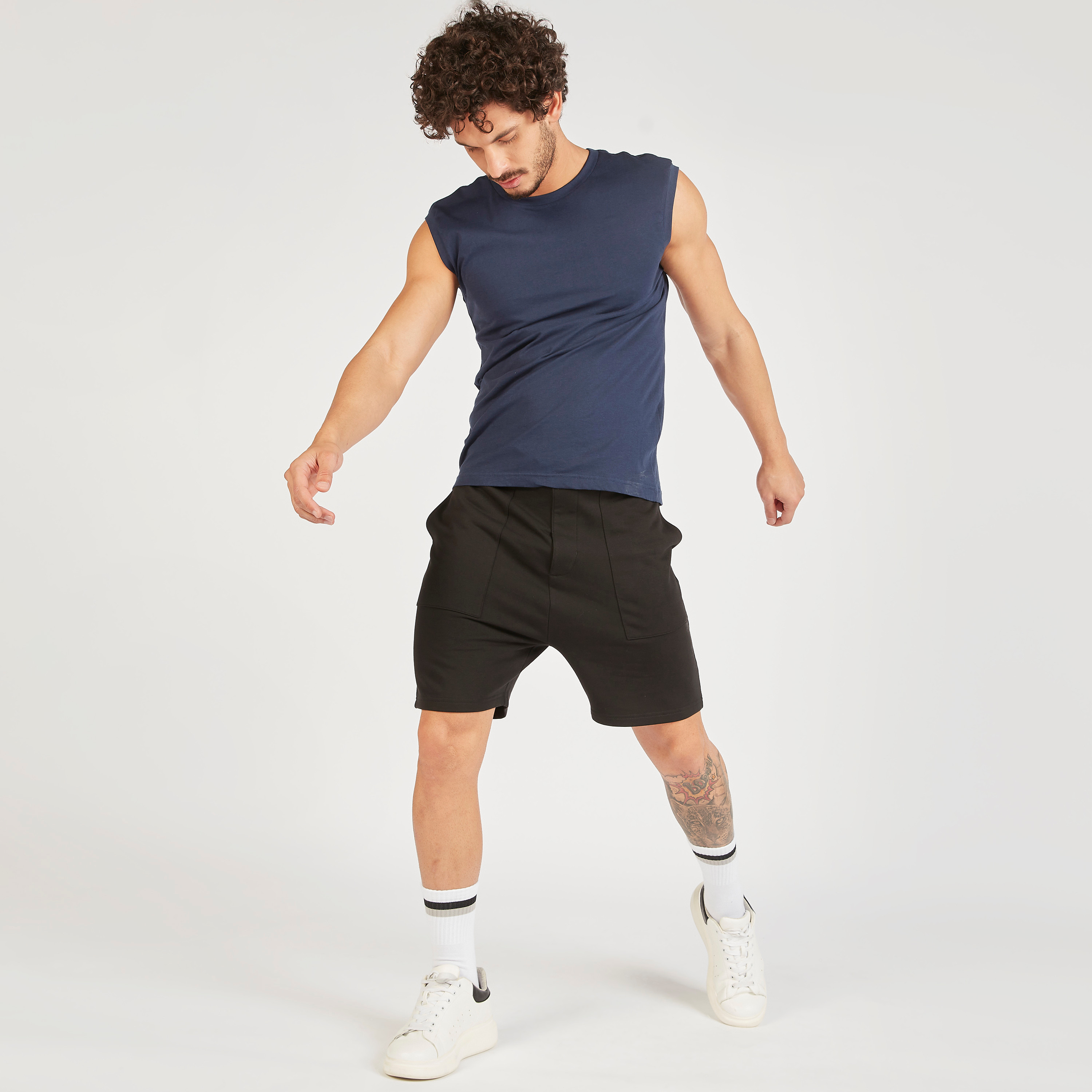Solid Sleeveless Vest with Crew Neck-men-clothing-tshirtsandpolos-vests-image-21