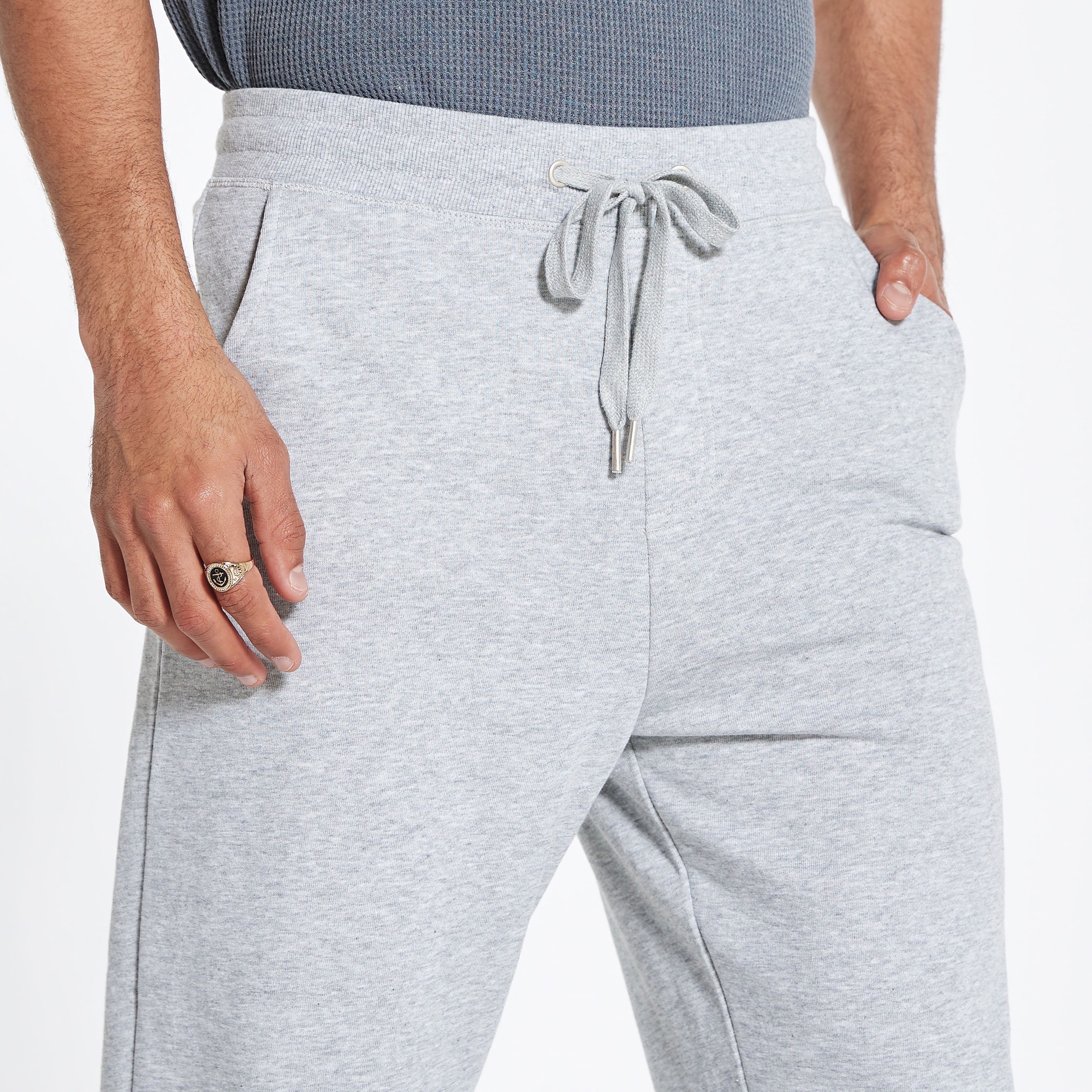 بنطلون رياضي سادة بجيوب ورباط إغلاق-men-clothing-bottoms-joggers-image-53