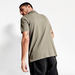 Solid Polo T-shirt with Short Sleeves and Button Closure-Polos-thumbnailMobile-3