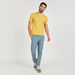 Solid T-shirt with Short Sleeves and Crew Neck-T Shirts-thumbnailMobile-1
