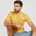 Solid T-shirt with Short Sleeves and Crew Neck-T Shirts-thumbnailMobile-3