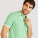 Solid Polo T-shirt with Short Sleeves-Polos-thumbnailMobile-0