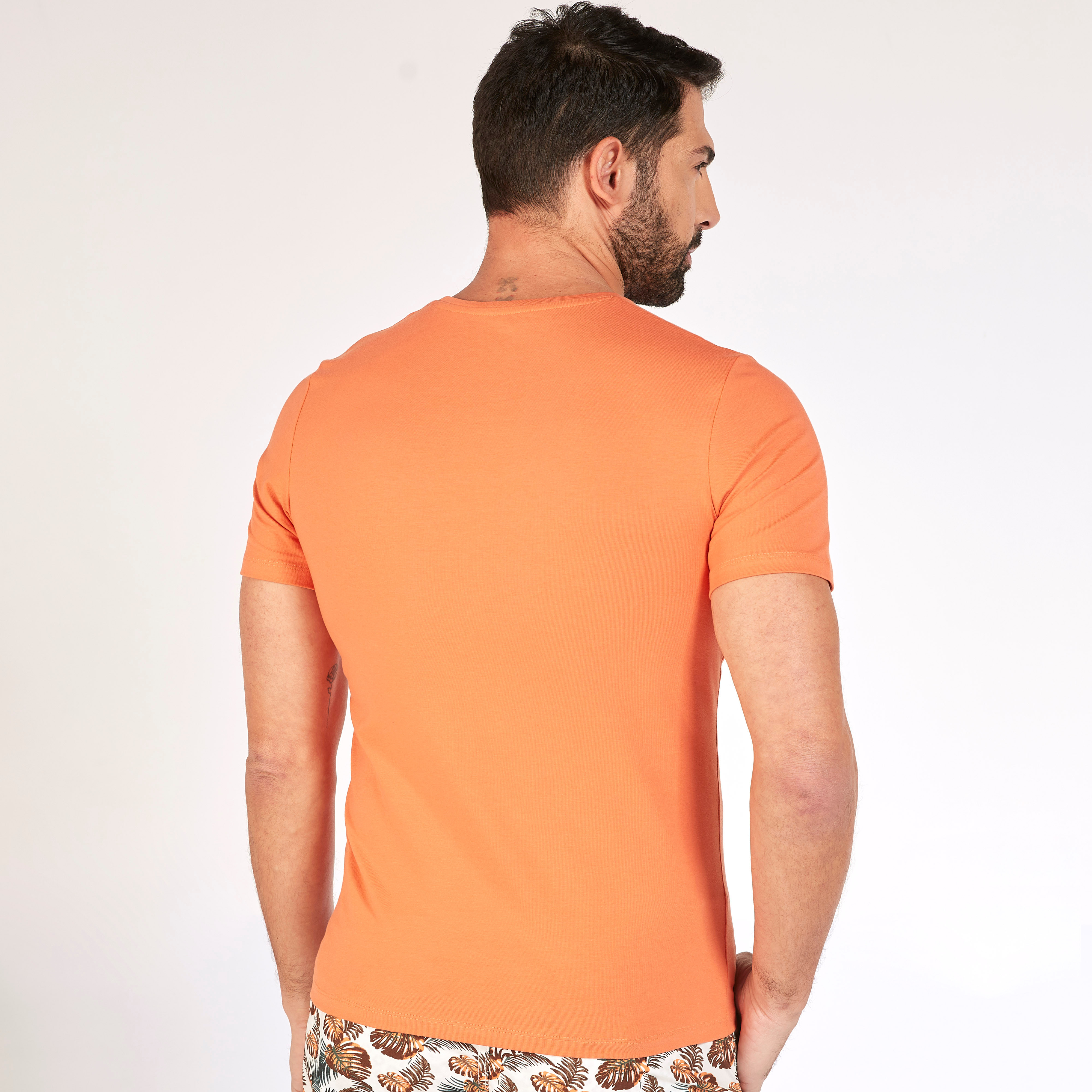Solid Crew Neck T-shirt with Short Sleeves-men-clothing-tshirtsandpolos-tshirts-image-12