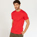 Polka Dot Print Crew Neck T-shirt with Short Sleeves-T Shirts-thumbnail-0