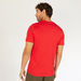 Polka Dot Print Crew Neck T-shirt with Short Sleeves-T Shirts-thumbnailMobile-3