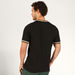 Solid Henley Neck T-shirt with Tipping Detail and Short Sleeves-Polos-thumbnailMobile-3