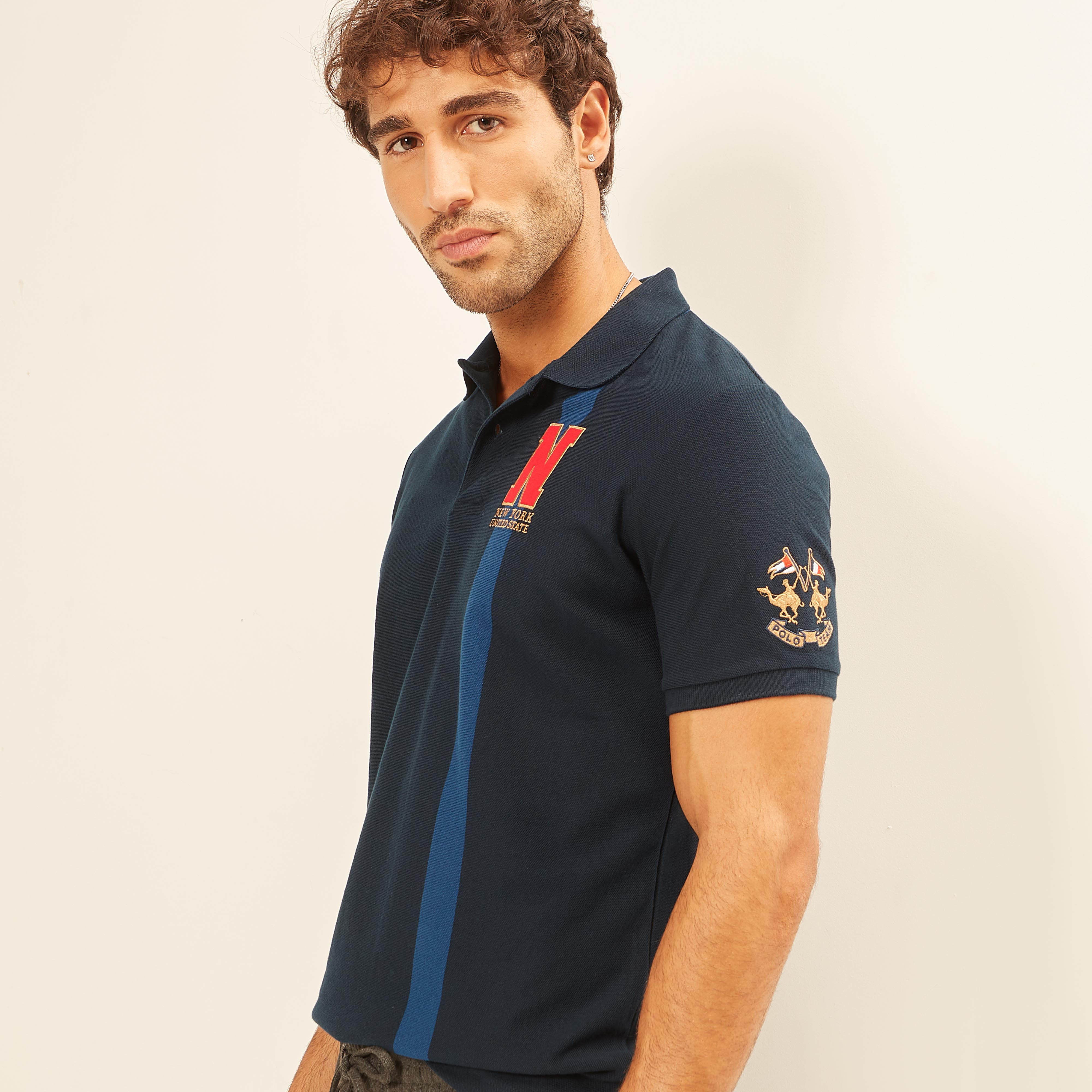 تيشيرت بولو بطبعات وأكمام قصيرة-men-clothing-tshirtsandpolos-polos-image-3