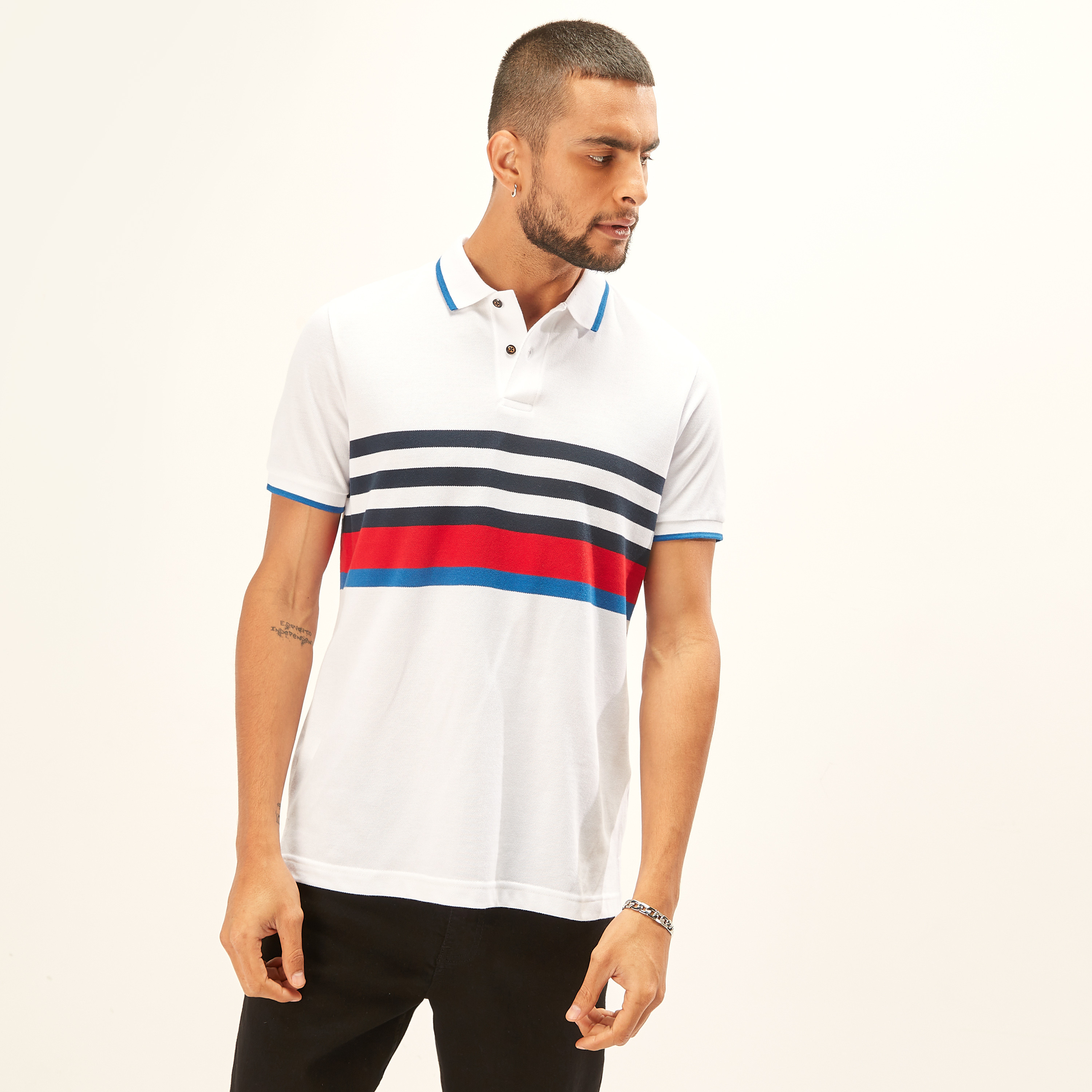 Striped polo shop t shirts online