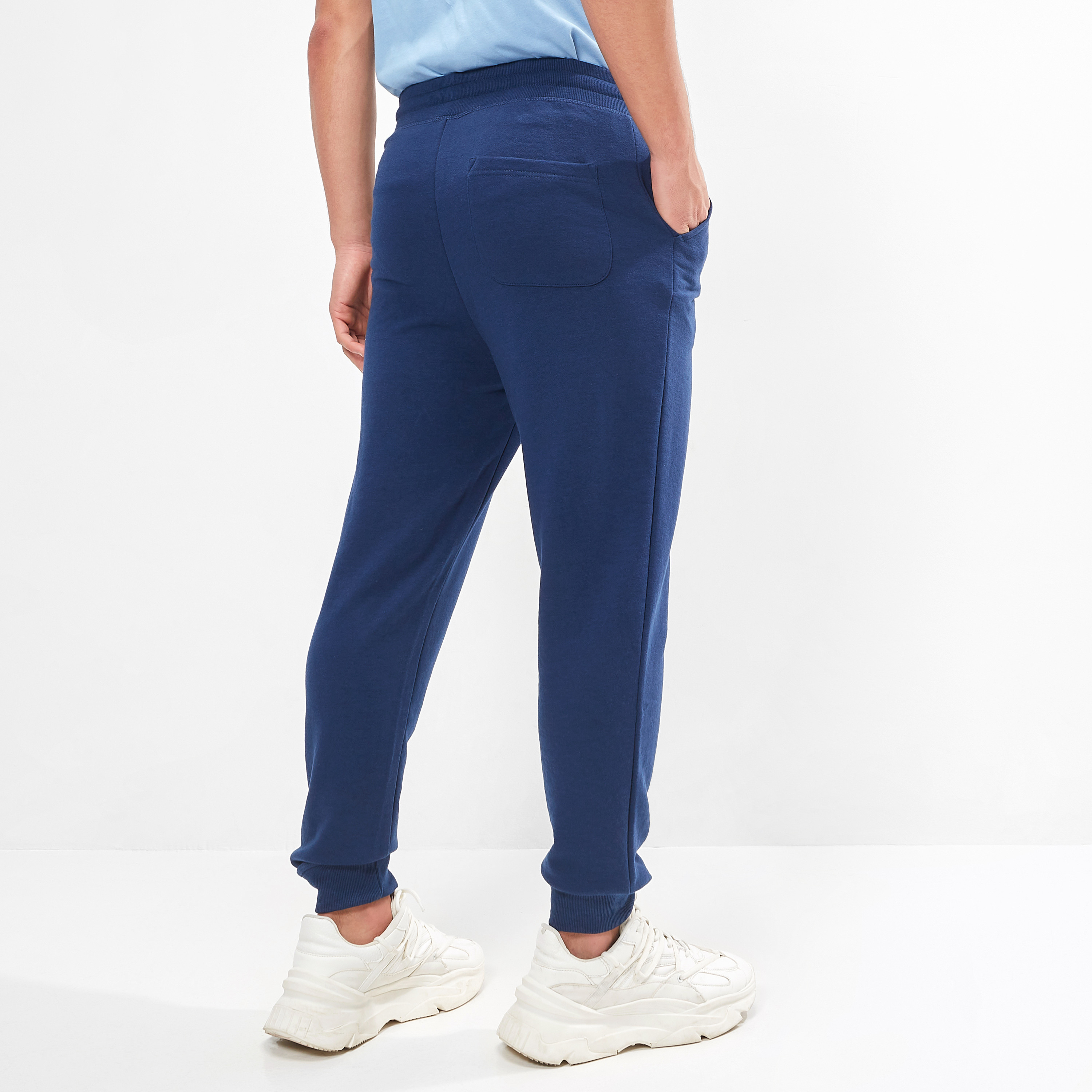 Solid Joggers with Drawstring Closure and Pockets-men-clothing-bottoms-joggers-image-4
