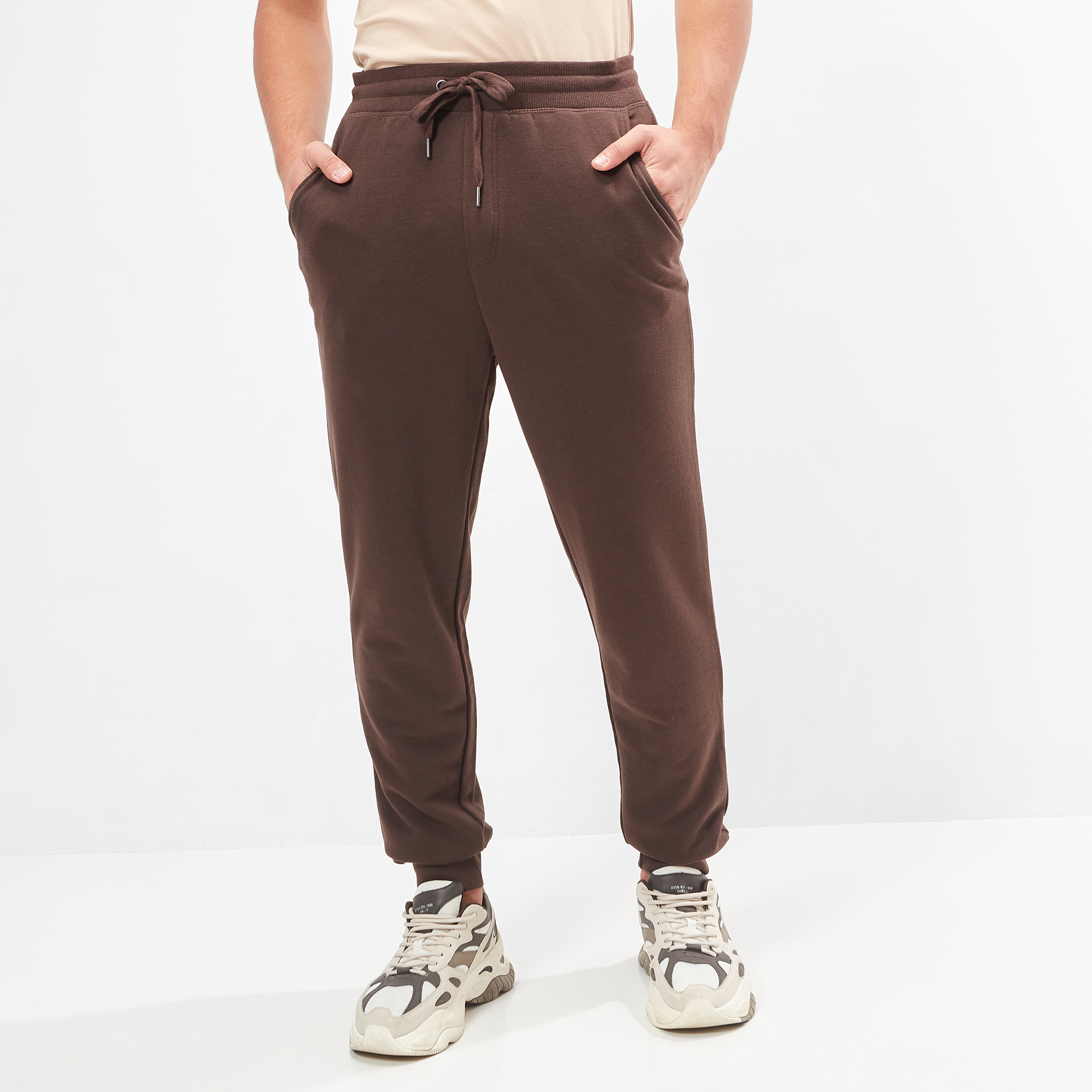 Solid Joggers with Drawstring Closure and Pockets-men-clothing-bottoms-joggers-image-18