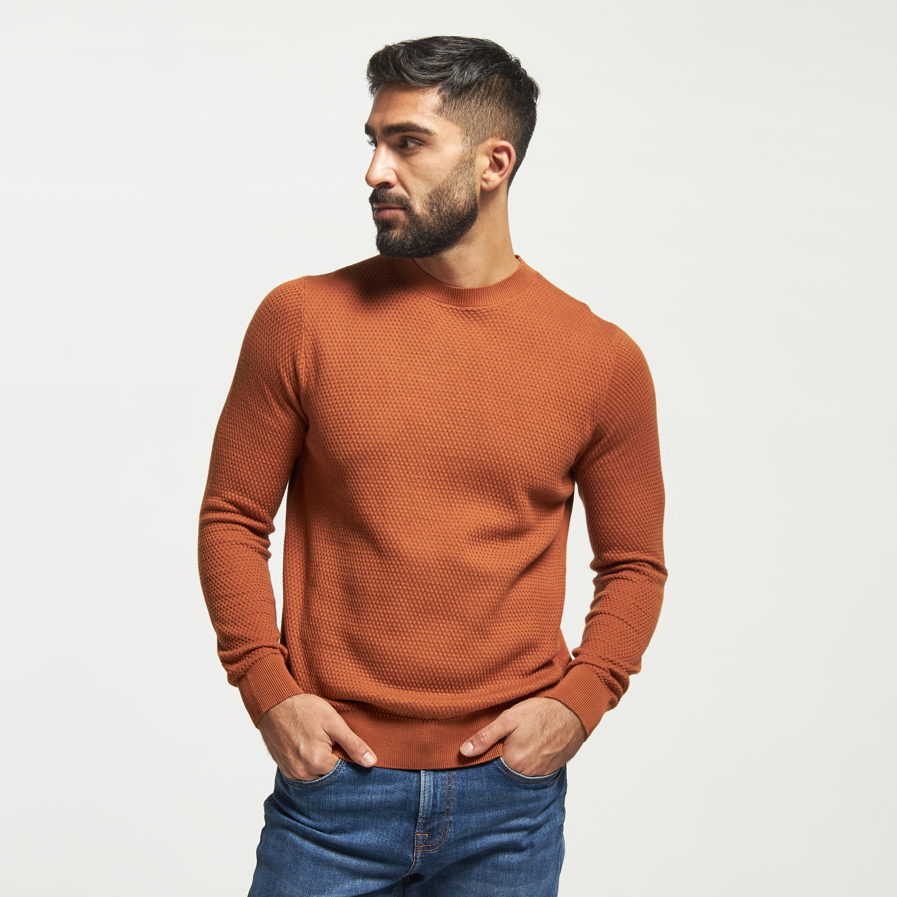 Orange long outlet sweater