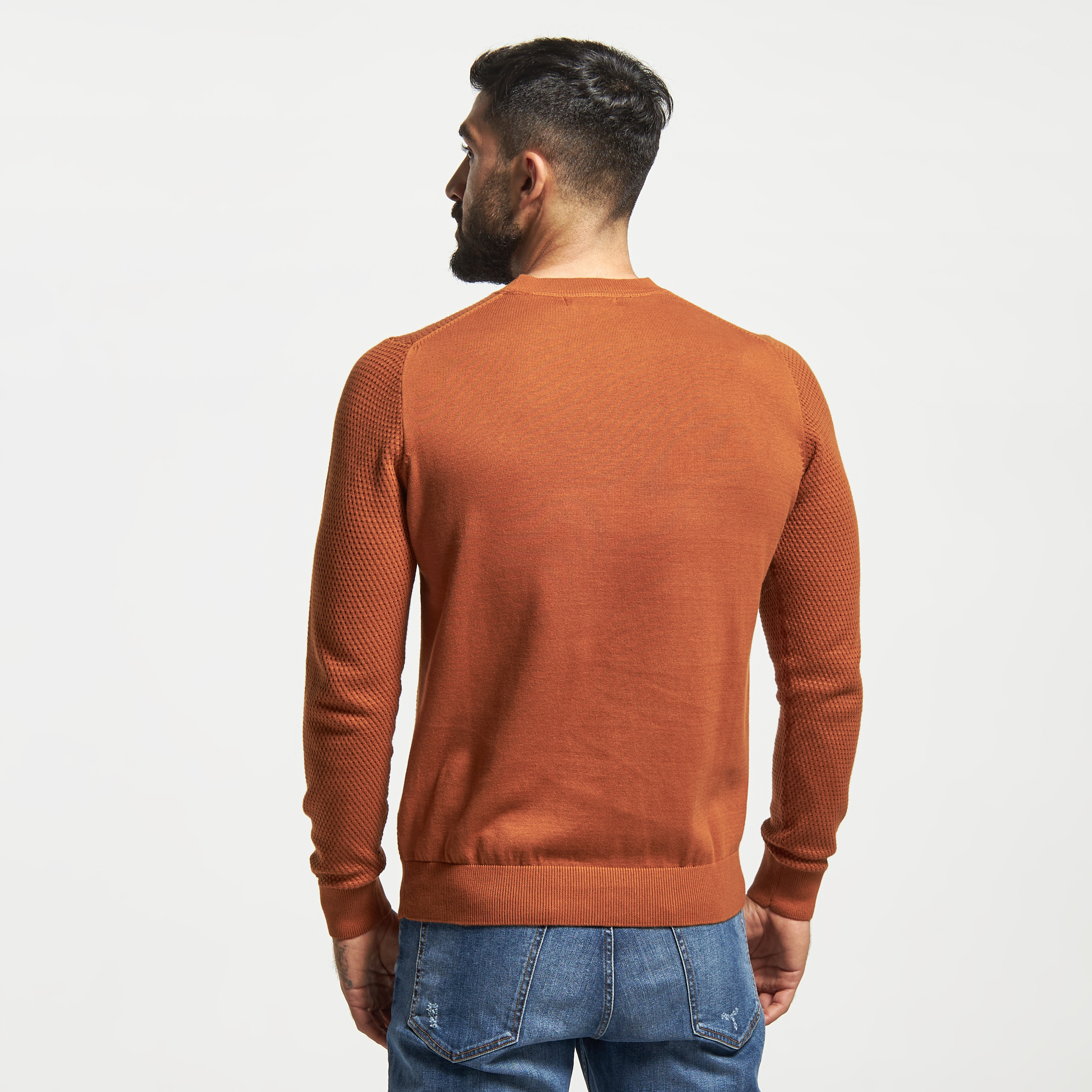 Orange hotsell crew neck