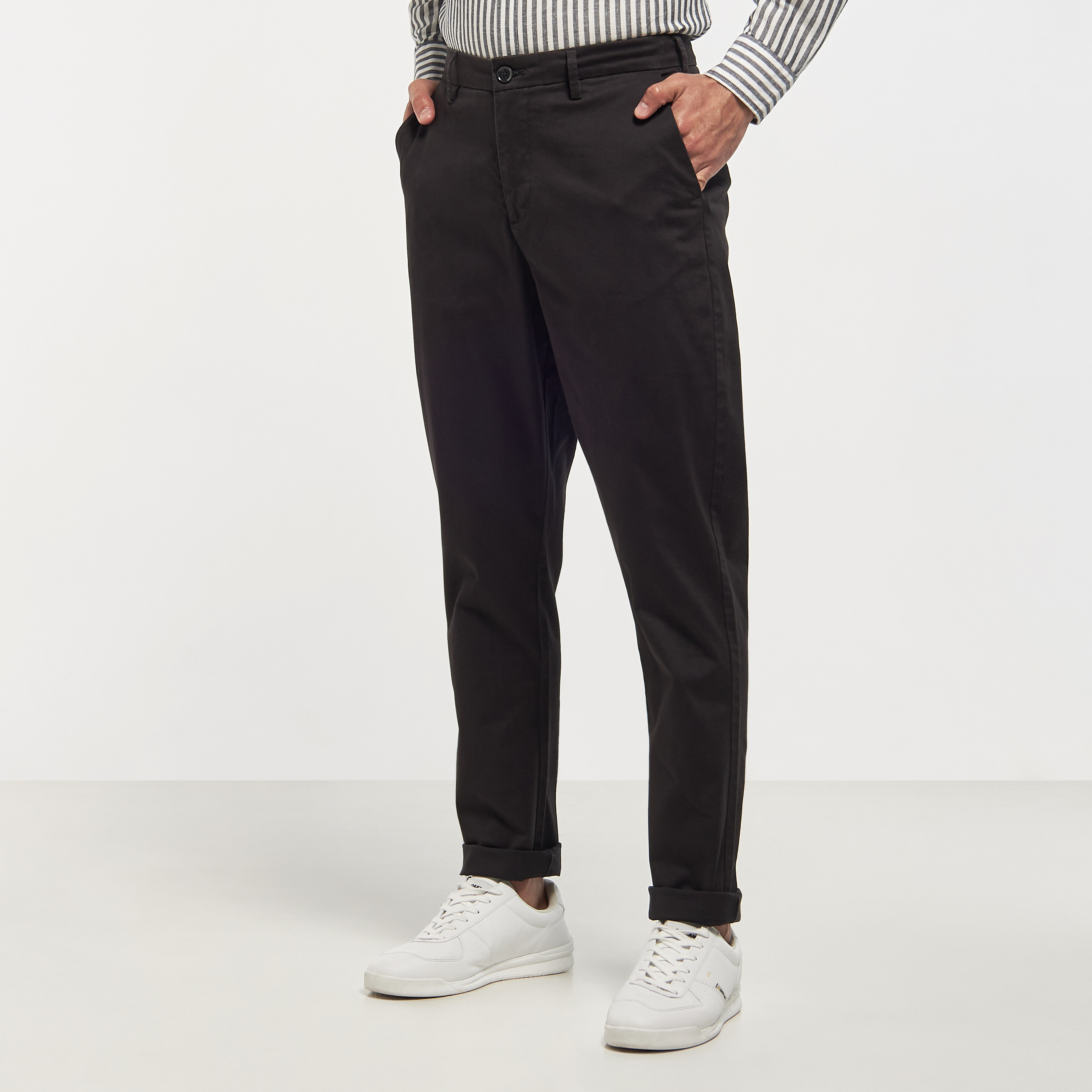 Fitted store chinos mens