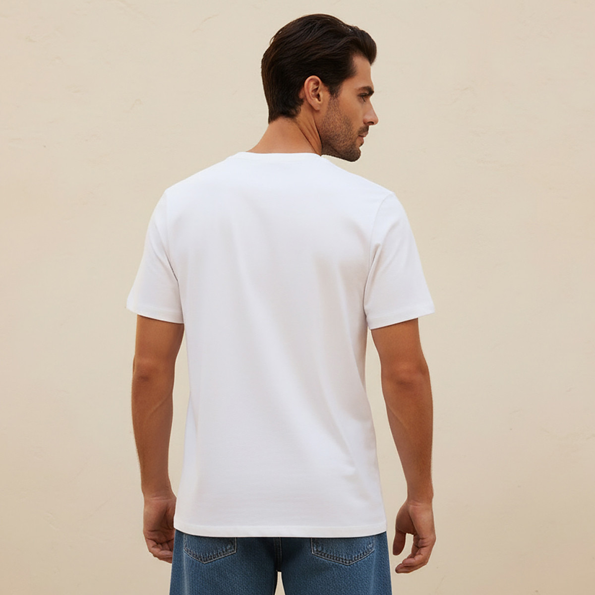 Regular Fit Crew Neck T-shirt with Short Sleeves-PROMO_SP_KW_2FOR4_75_311025-image-4