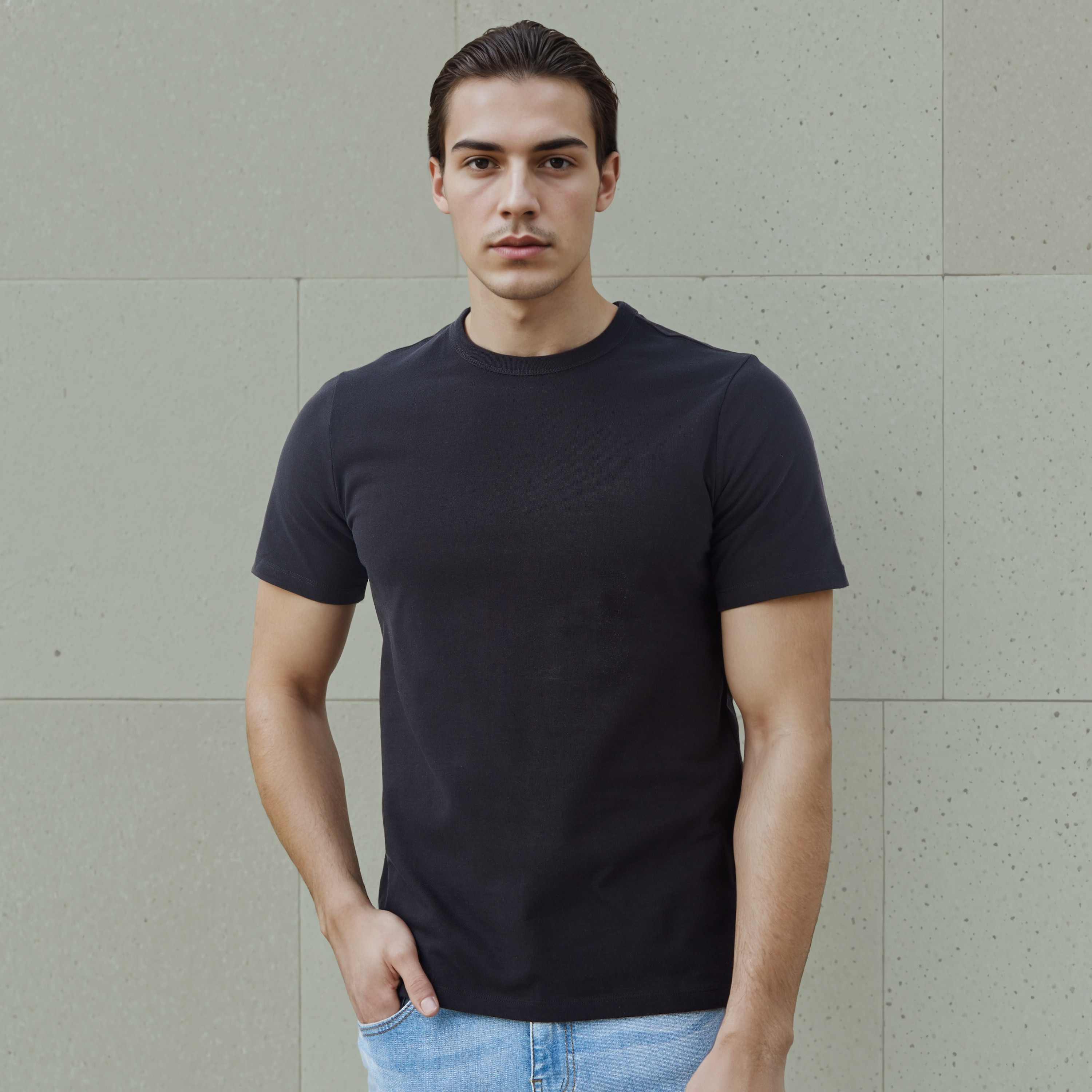 Regular Fit Crew Neck T-shirt with Short Sleeves-PROMO_SP_SA_BUNDLE_2FOR55_180925-image-1