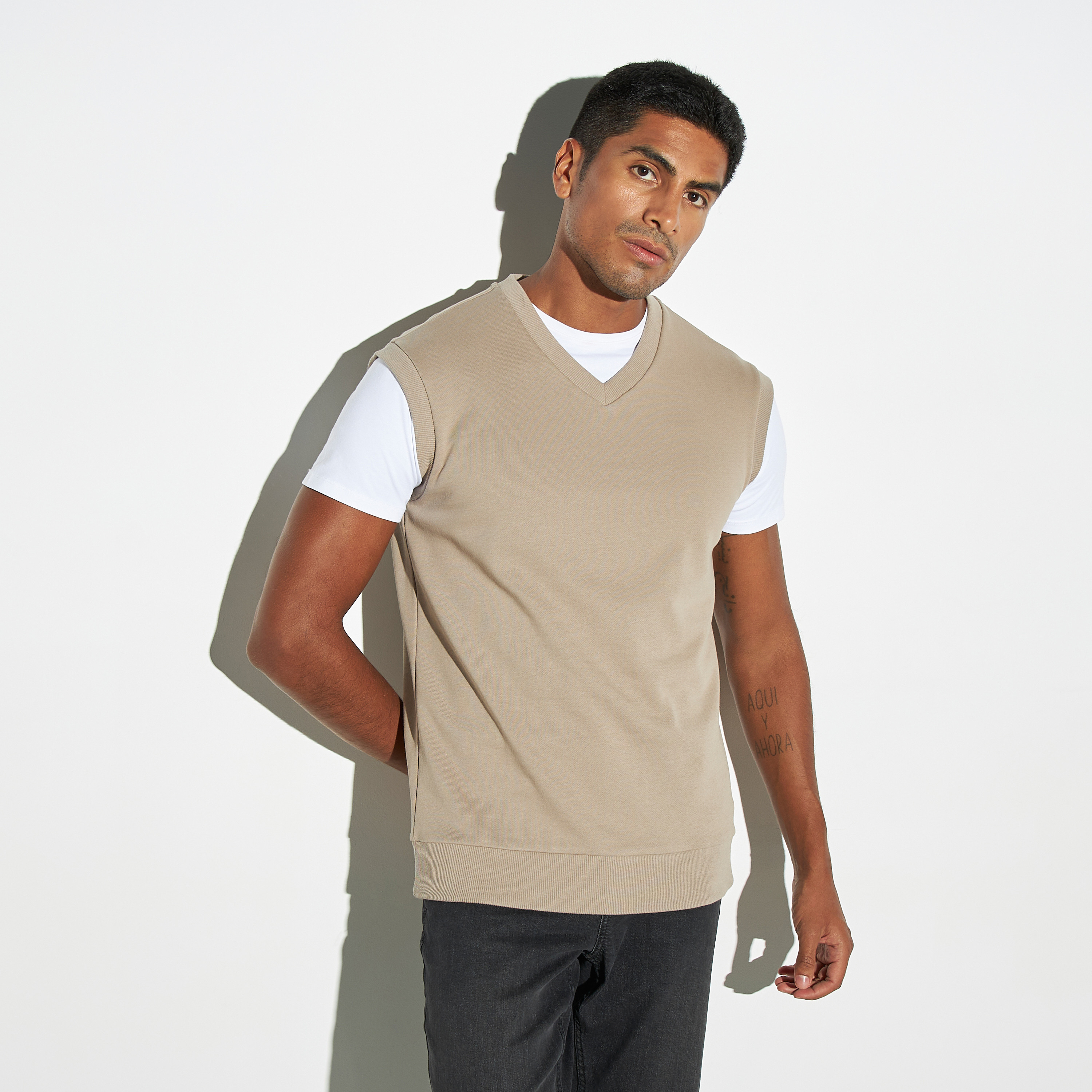 V neck vest 2025 top mens