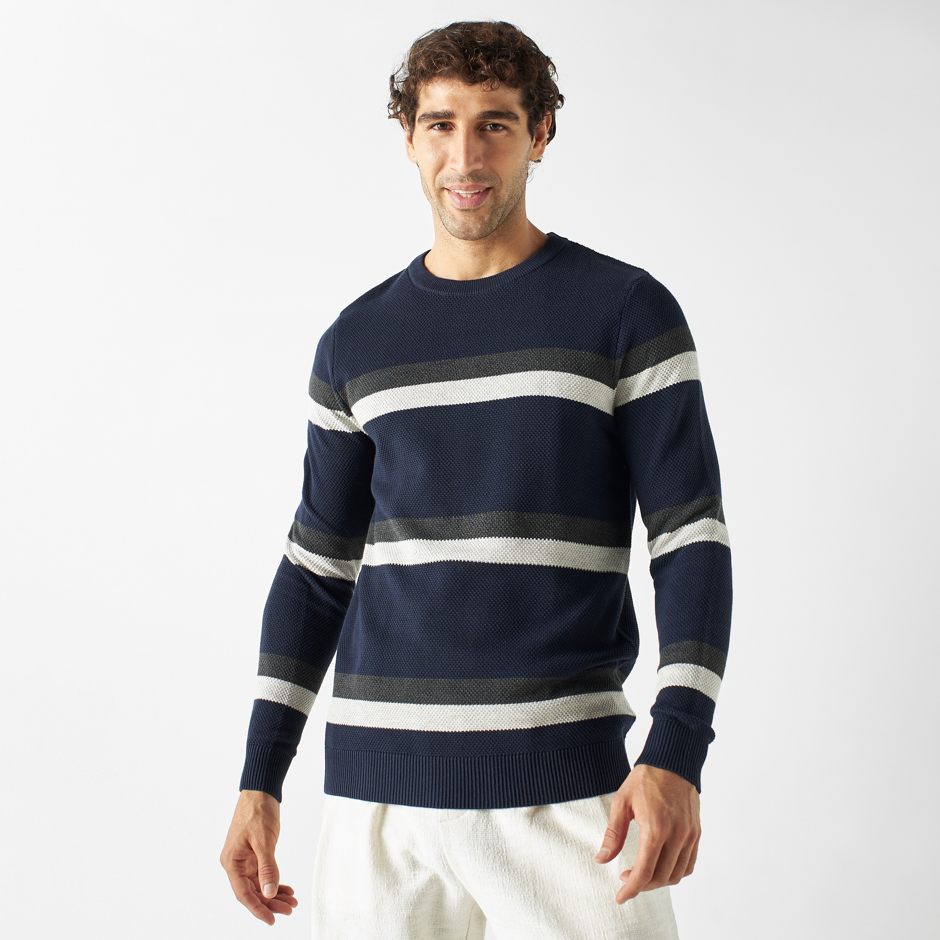 Striped sweater store mens