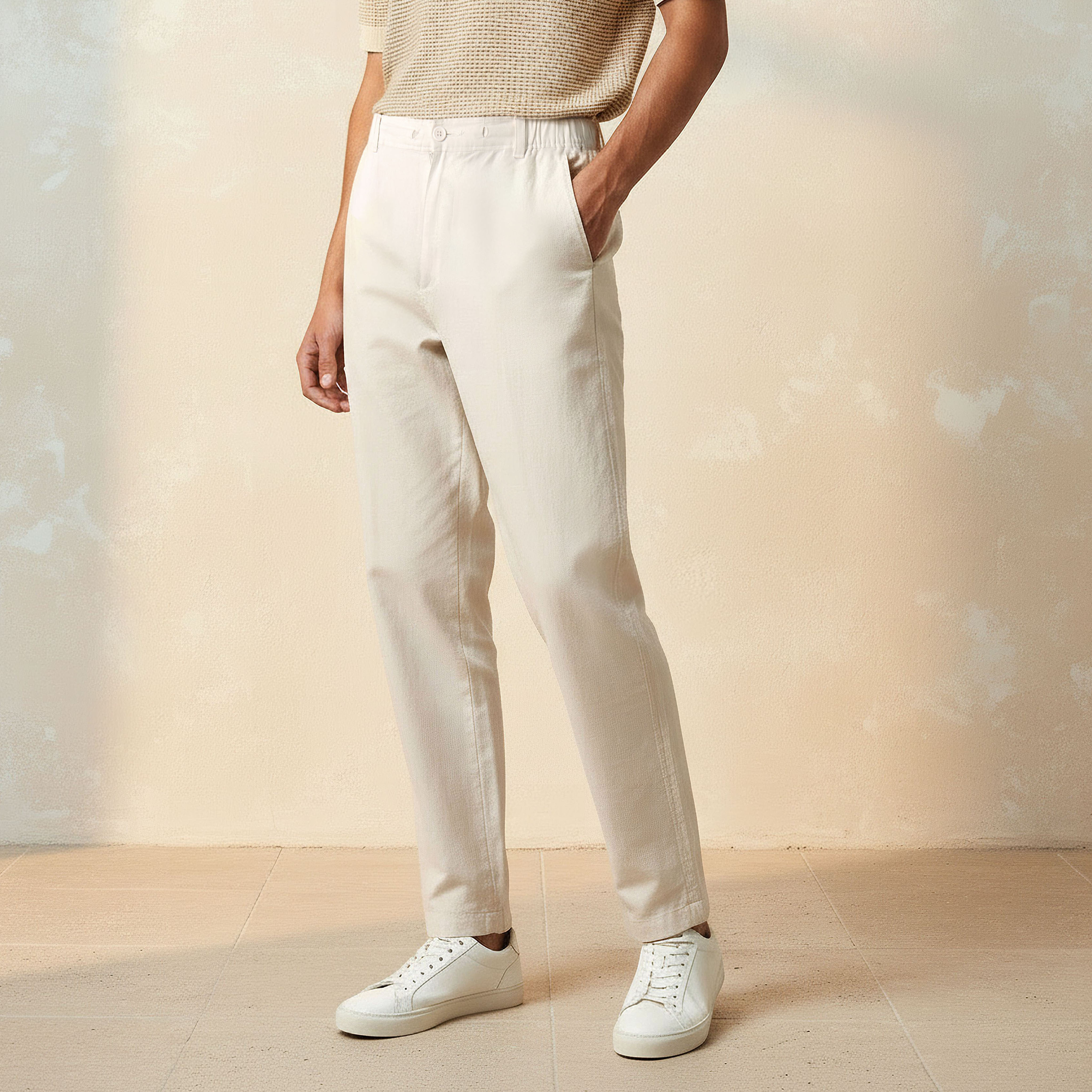Linen Blend Pants with Button Closure and Pockets-men-clothing-bottoms-joggers-image-16