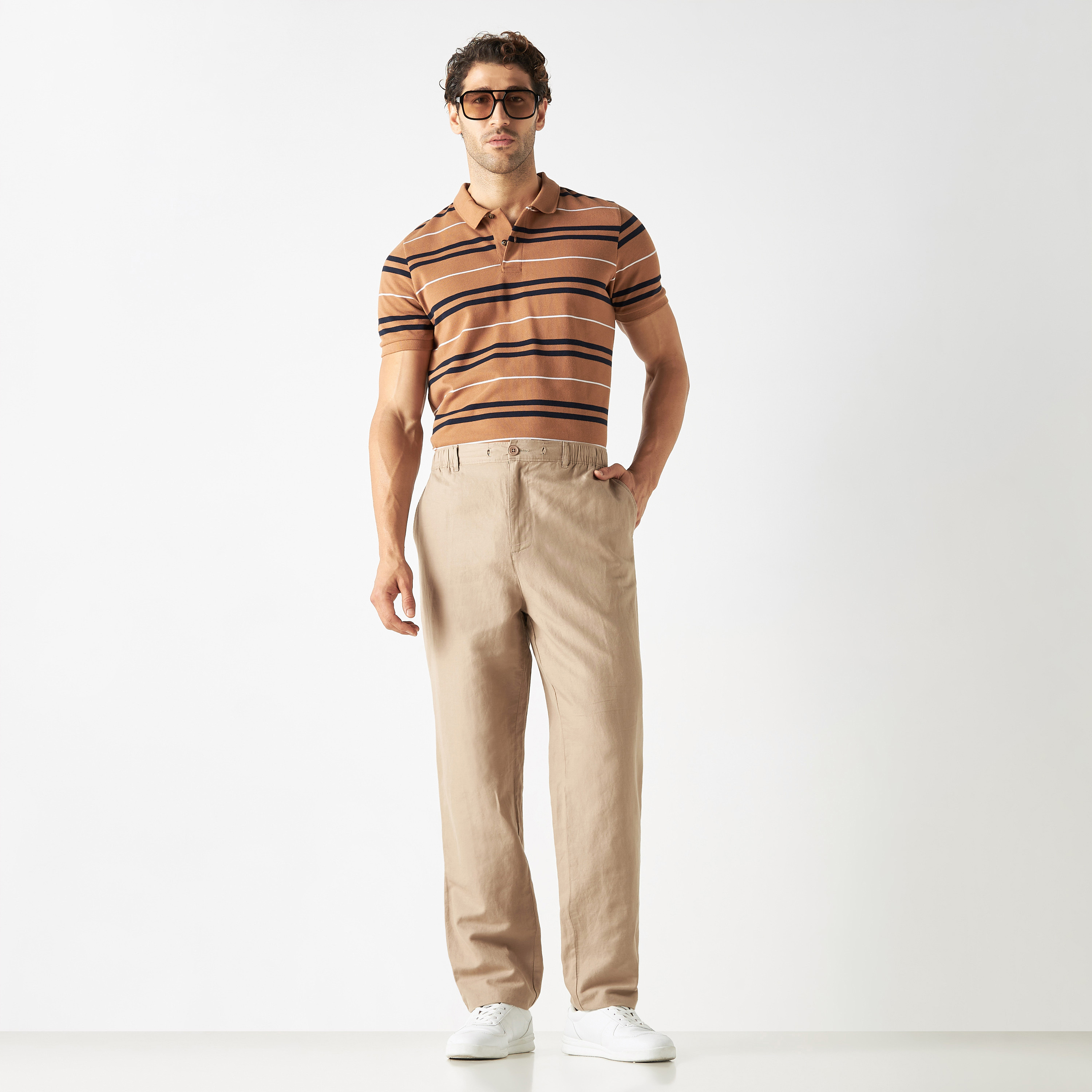 Linen Blend Pants with Button Closure and Pockets-men-clothing-bottoms-joggers-image-13