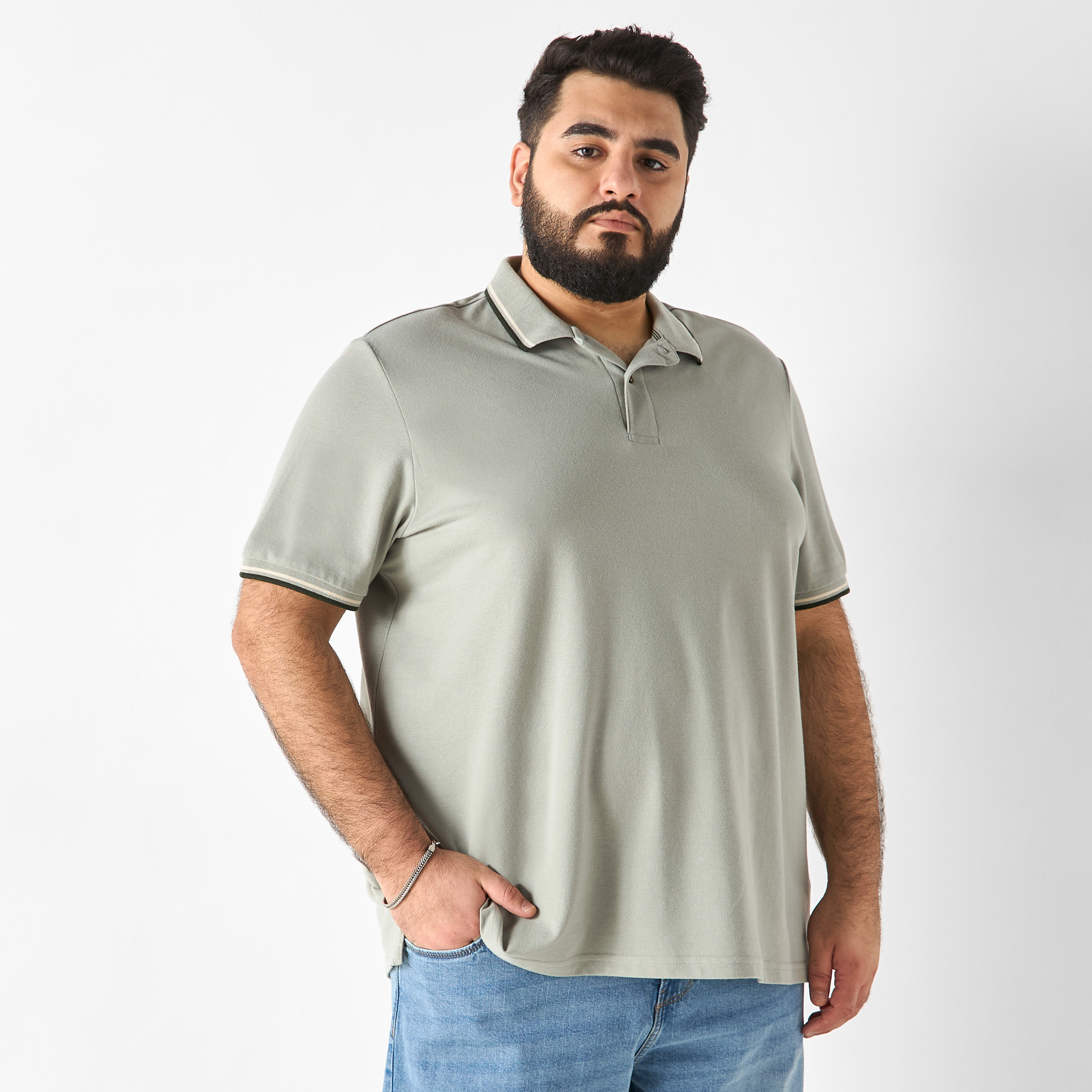 Khaki polo t shirt best sale