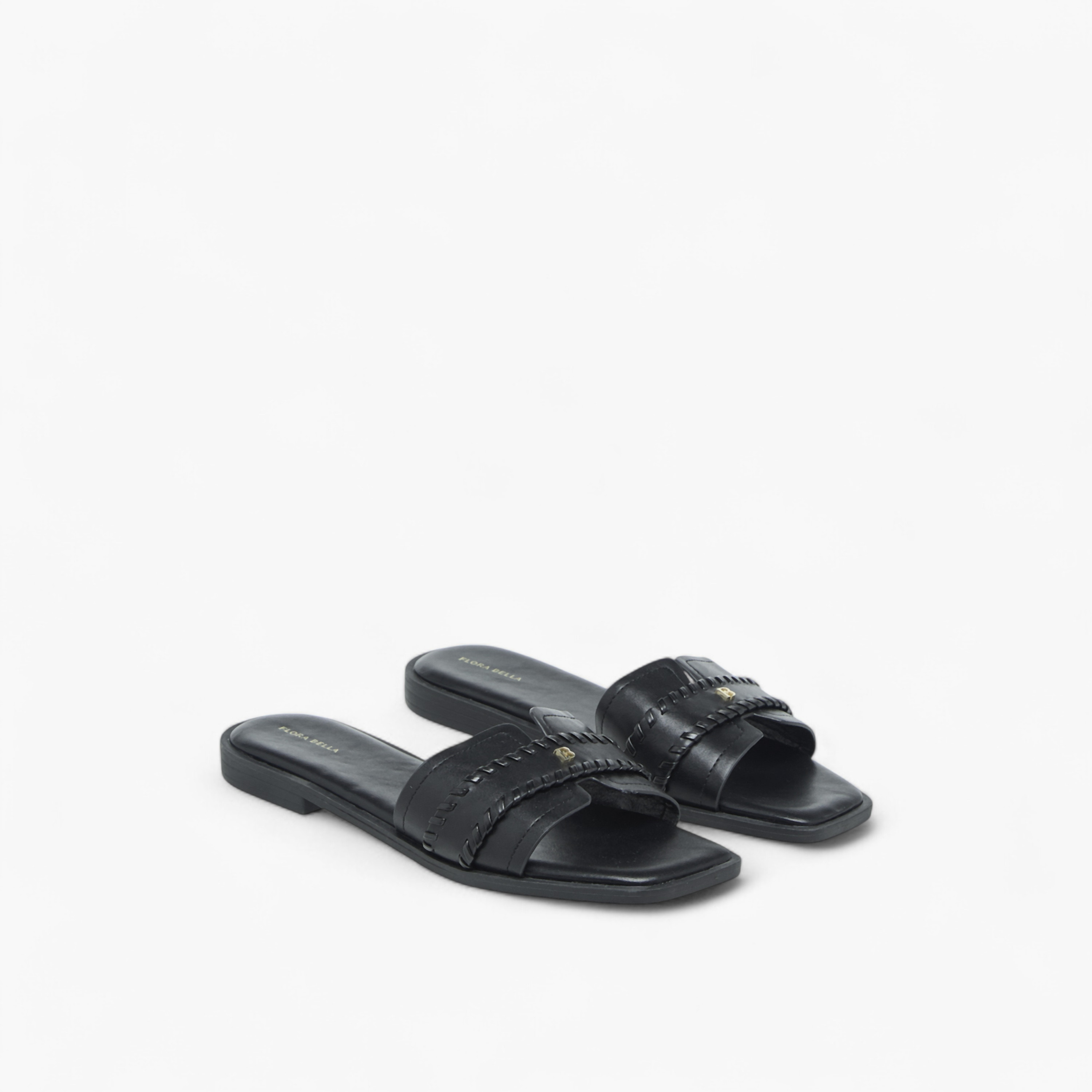 Flora Bella Braid Detail Slip-On Flat Sandals-women-shoes-flats-sandals-image-1