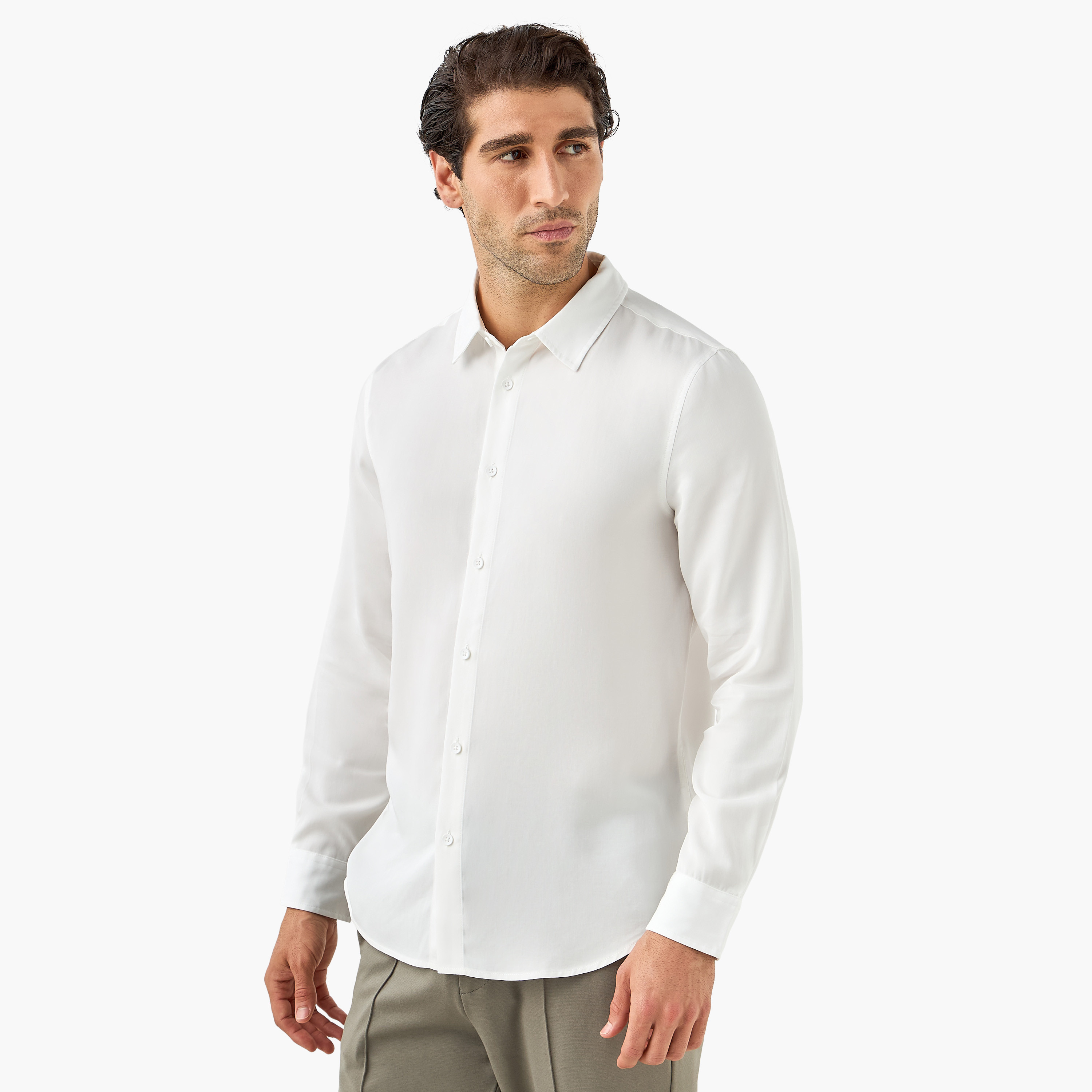 Regular Fit Shirt with Long Sleeves-men-clothing-shirts-image-1