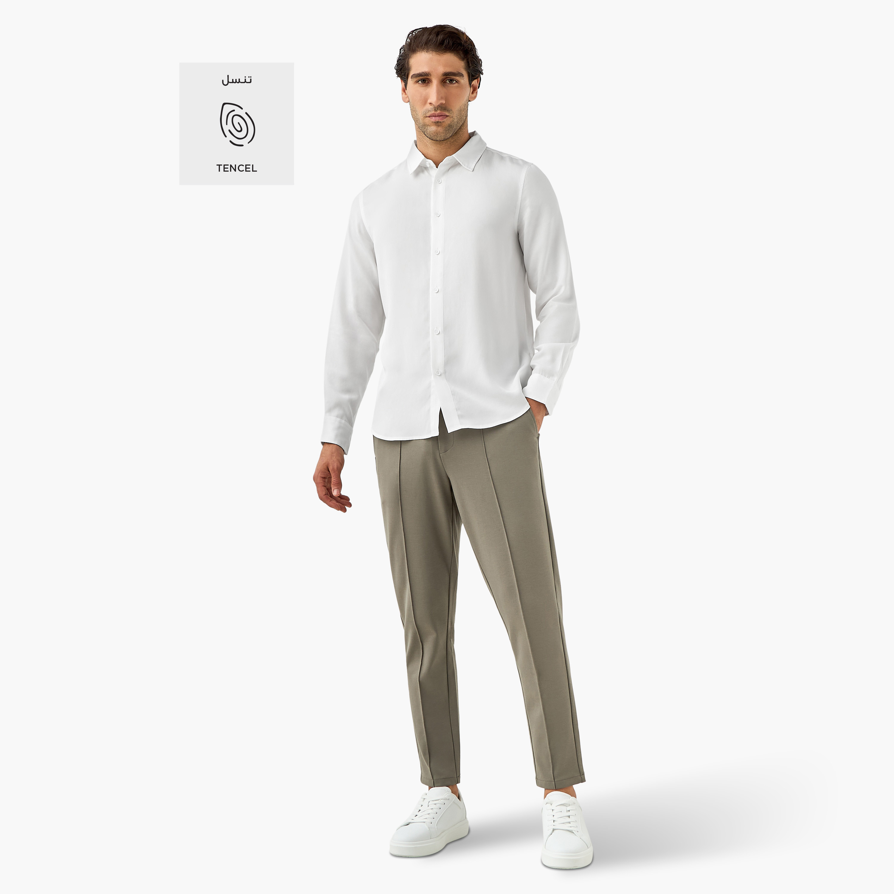 Regular Fit Shirt with Long Sleeves-men-clothing-shirts-image-2