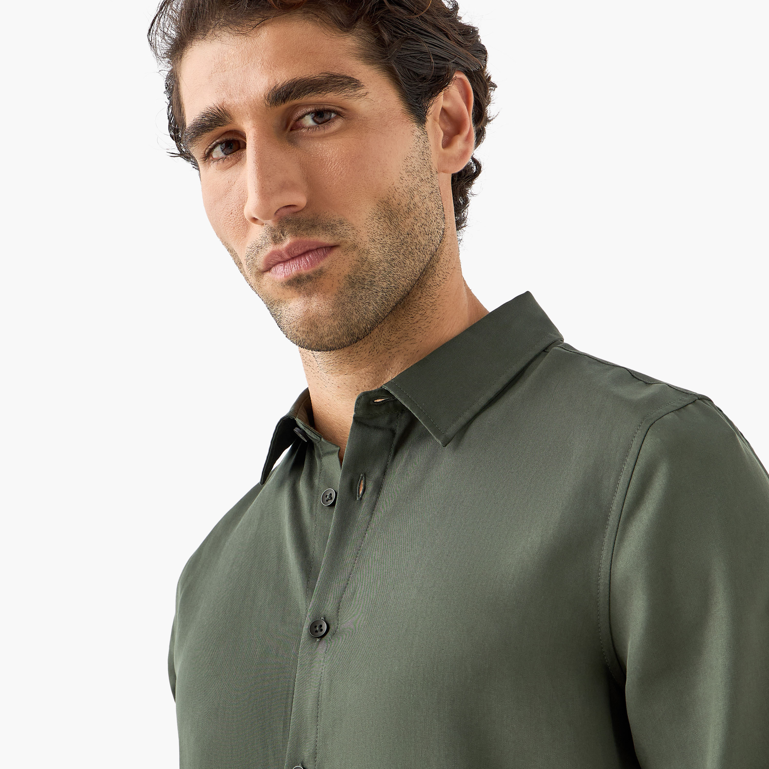 قميص بأكمام طويلة وقصة عادية-men-clothing-shirts-image-4