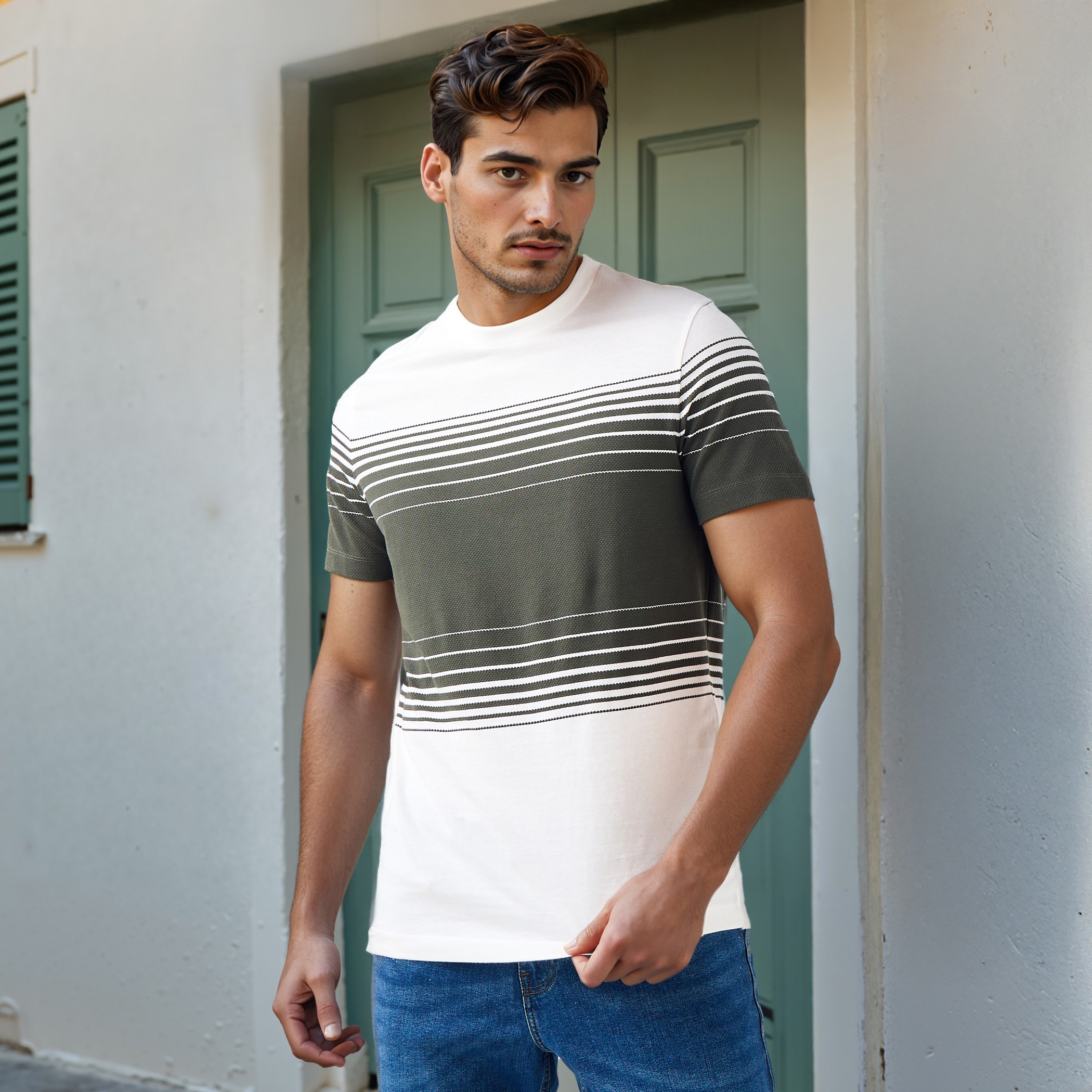 تيشيرت بطبعات وقصة مريحة-men-clothing-tshirtsandpolos-tshirts-image-1