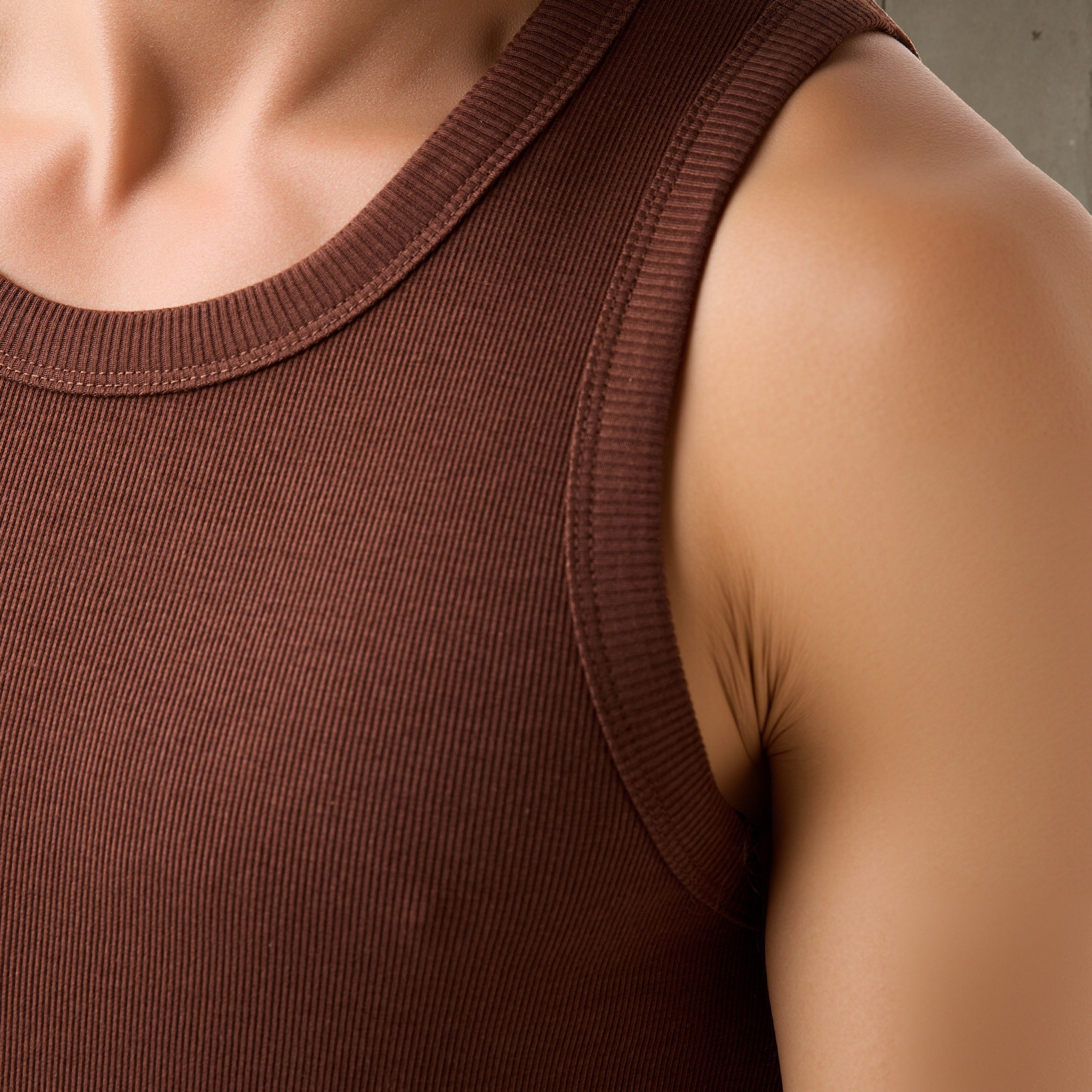Ribbed Sleeveless Vest with Round Neck-men-clothing-tshirtsandpolos-vests-image-5