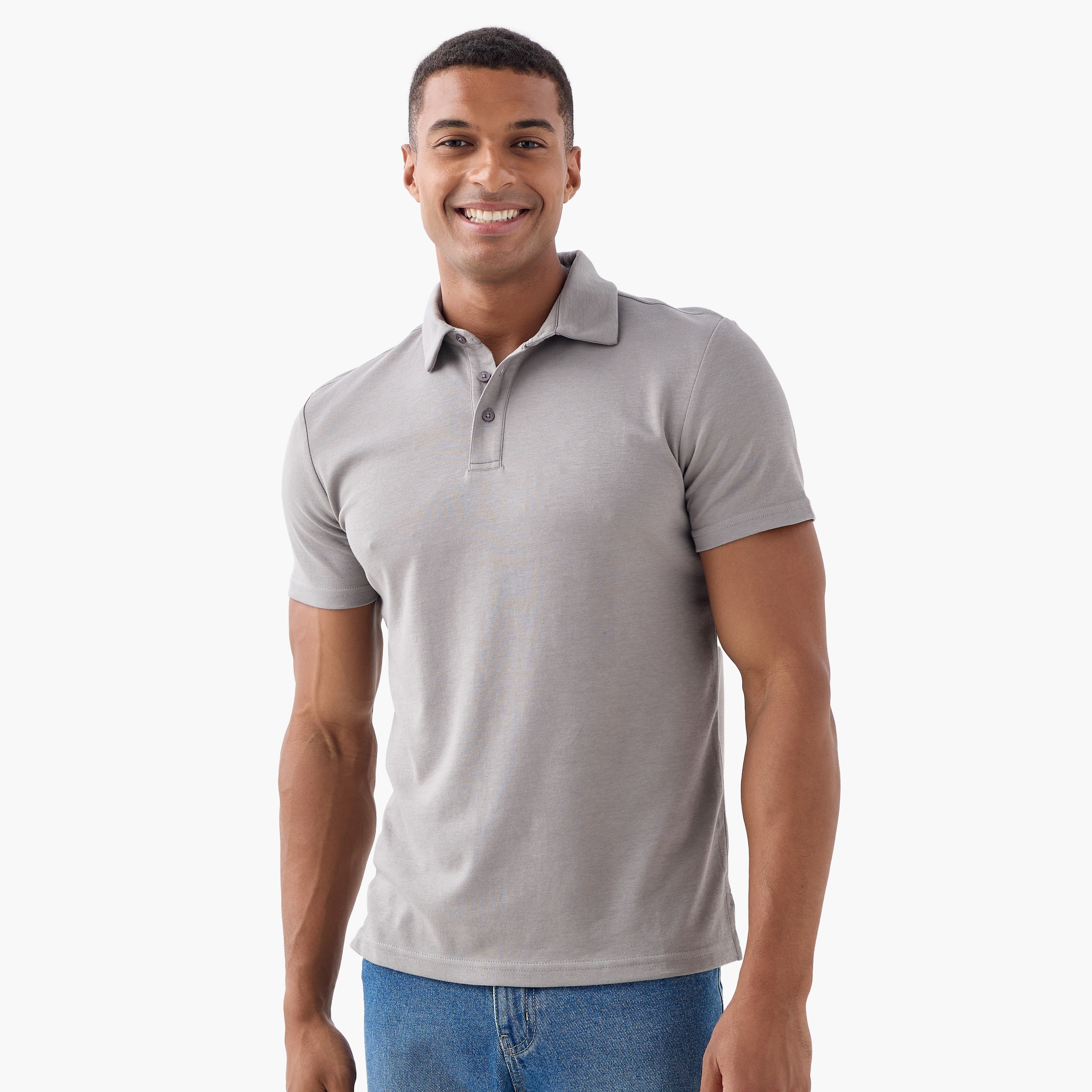 Slim Fit Polo T-shirt-men-clothing-tshirtsandpolos-polos-image-1