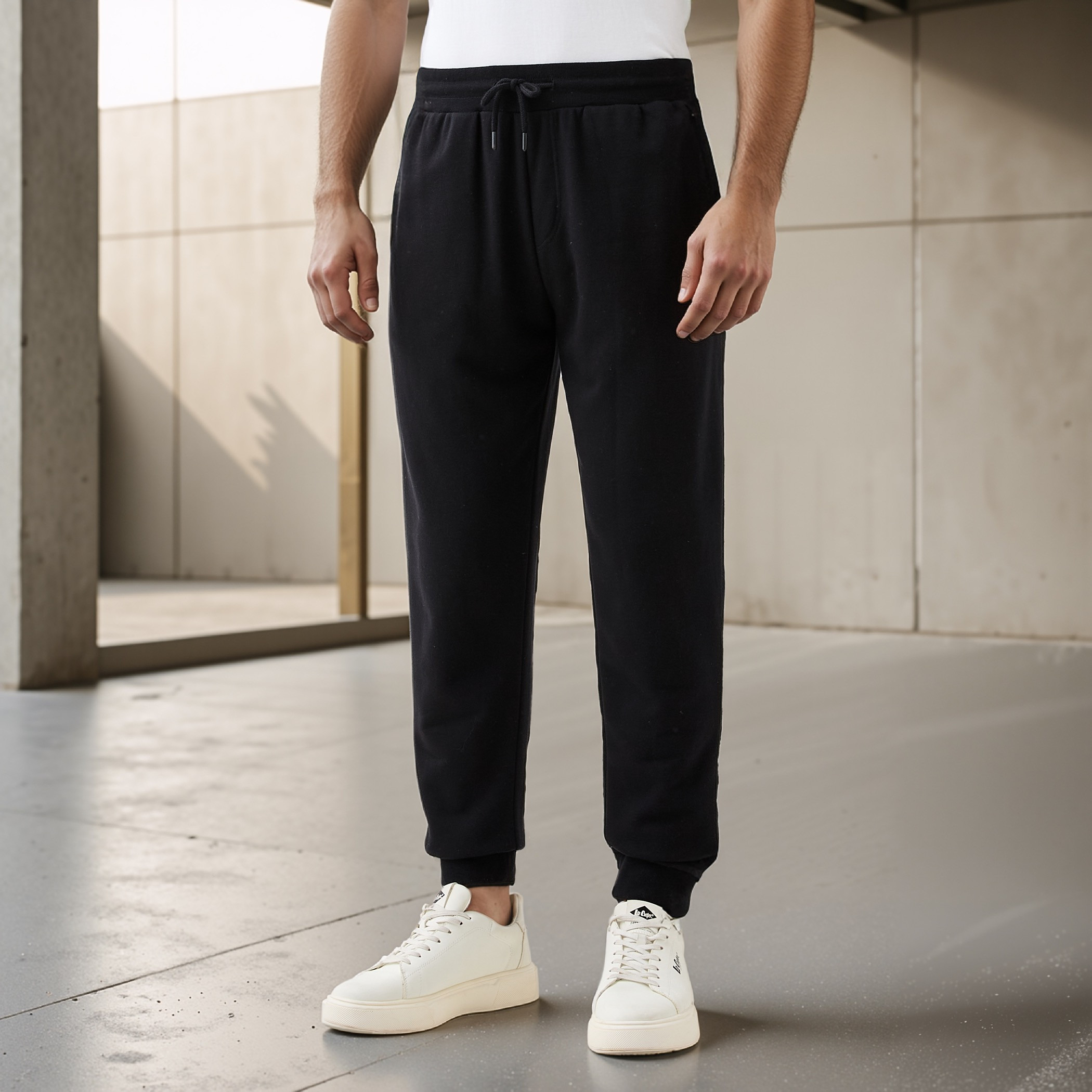 Men Regular Fit Joggers with FlexiComfort Waistband-men-clothing-bottoms-joggers-image-10