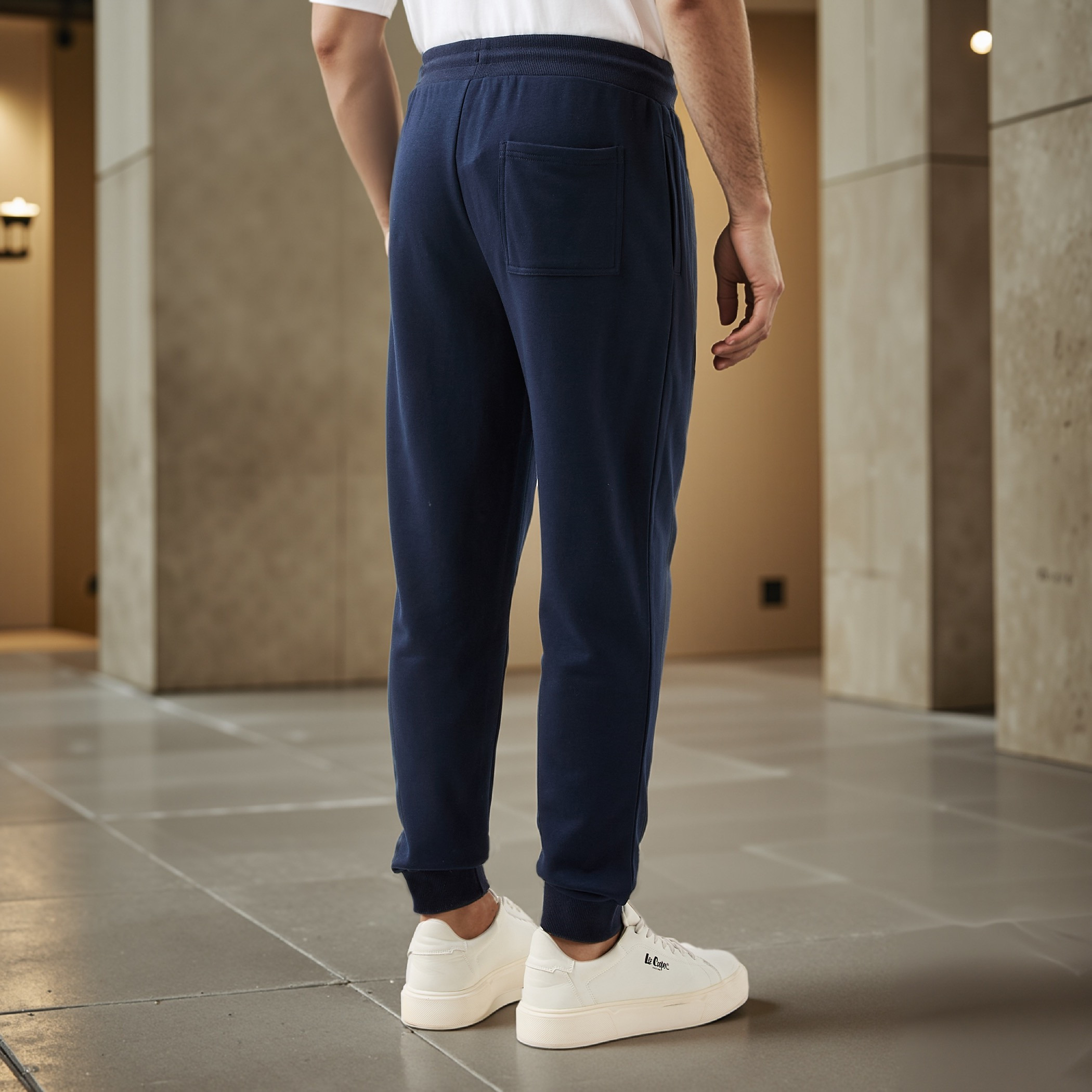 Men Regular Fit Joggers with FlexiComfort Waistband-men-clothing-bottoms-joggers-image-4