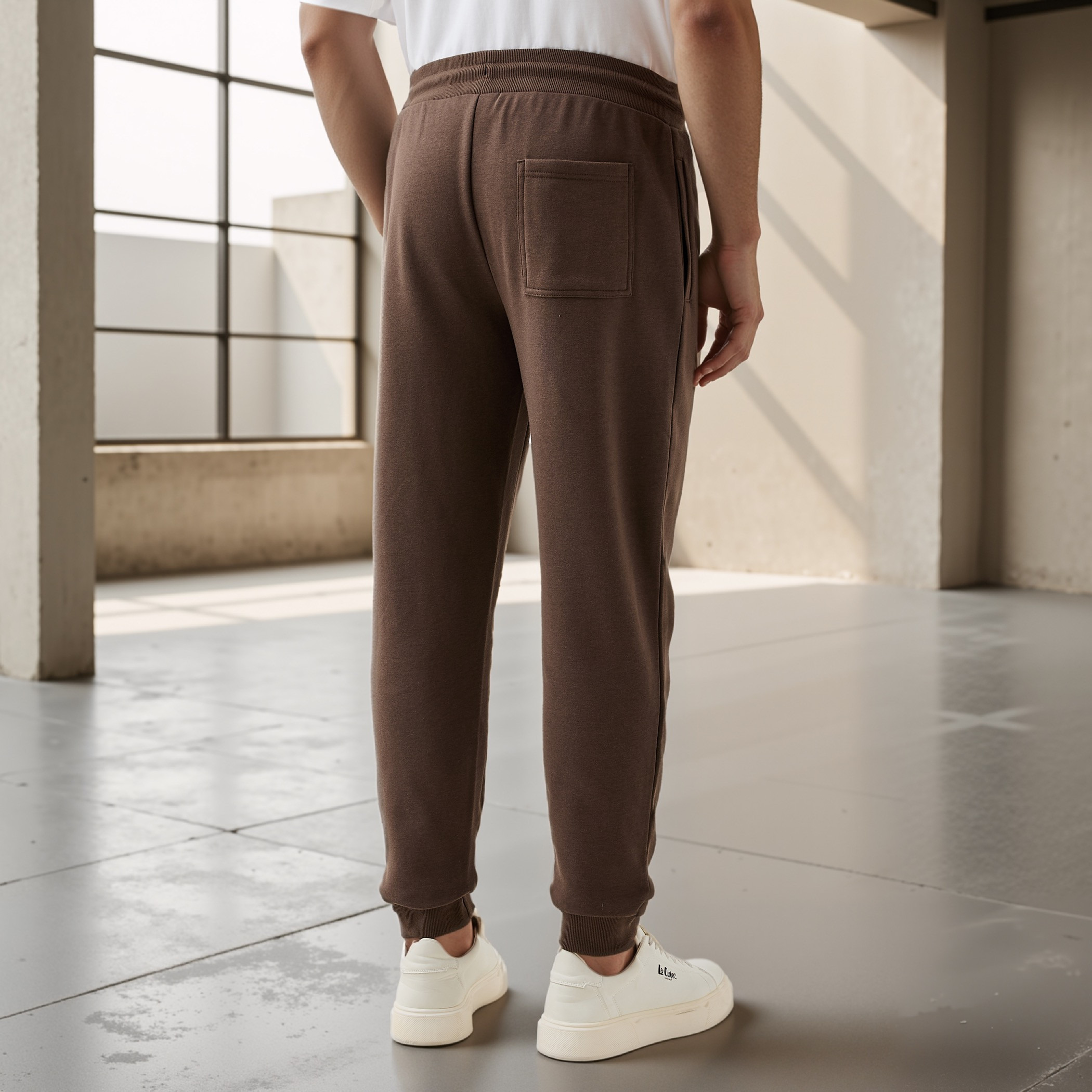Men Regular Fit Joggers with FlexiComfort Waistband-men-clothing-bottoms-joggers-image-3