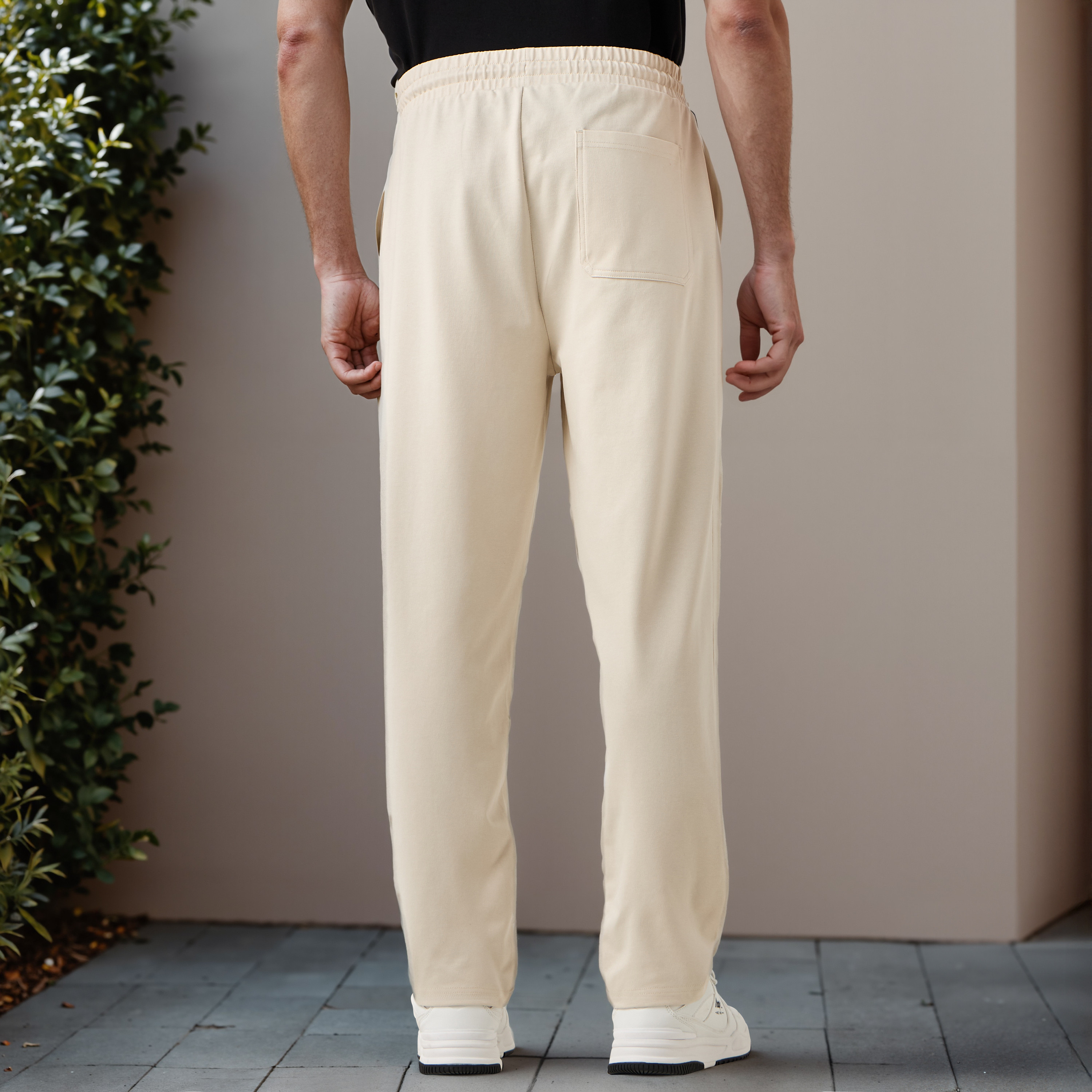 Regular Fit Flexi Waist Pants with Pocket -men-clothing-bottoms-trousersandchinos-trousers-image-3