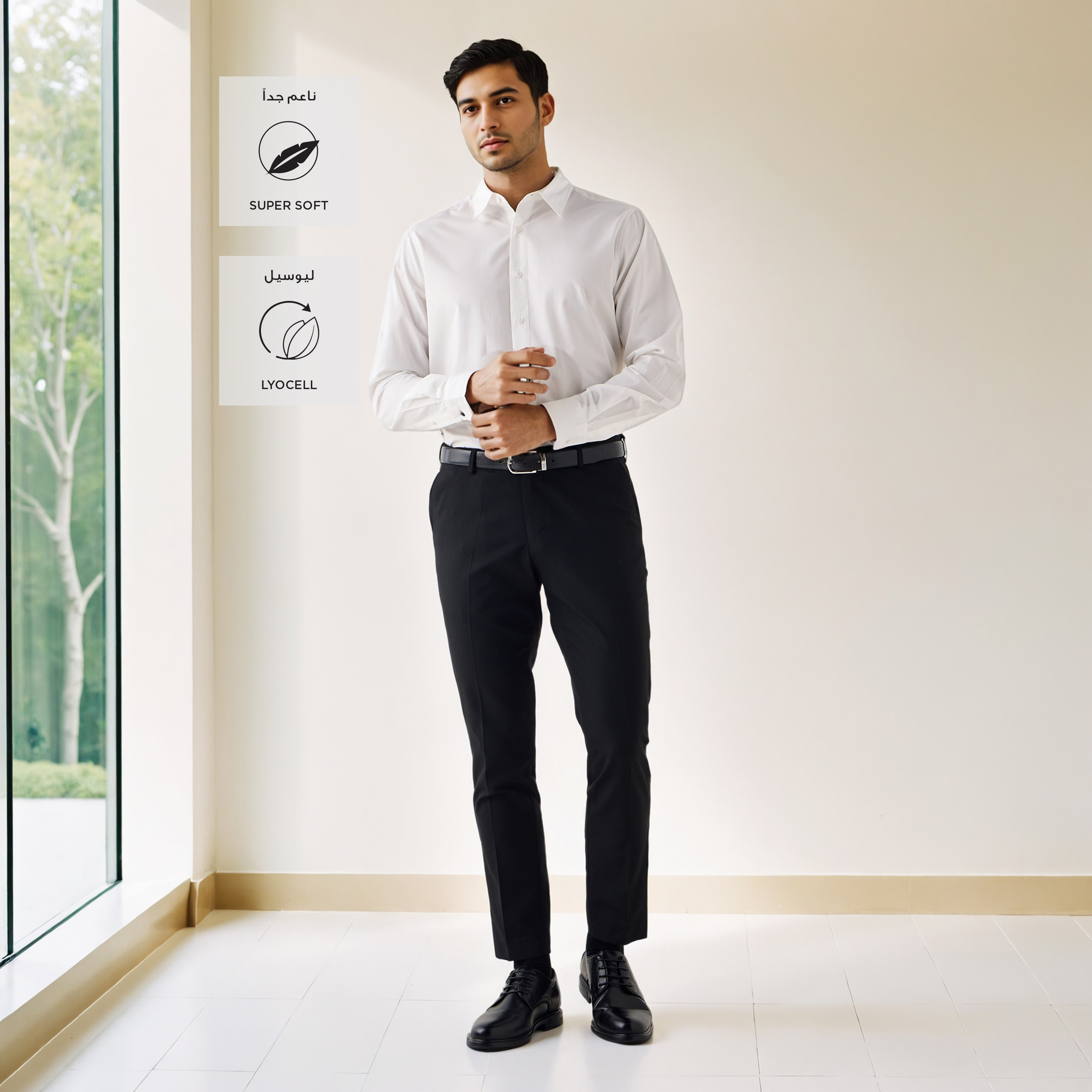 Relaxed Fit Poplin Shirt-men-clothing-shirts-image-2