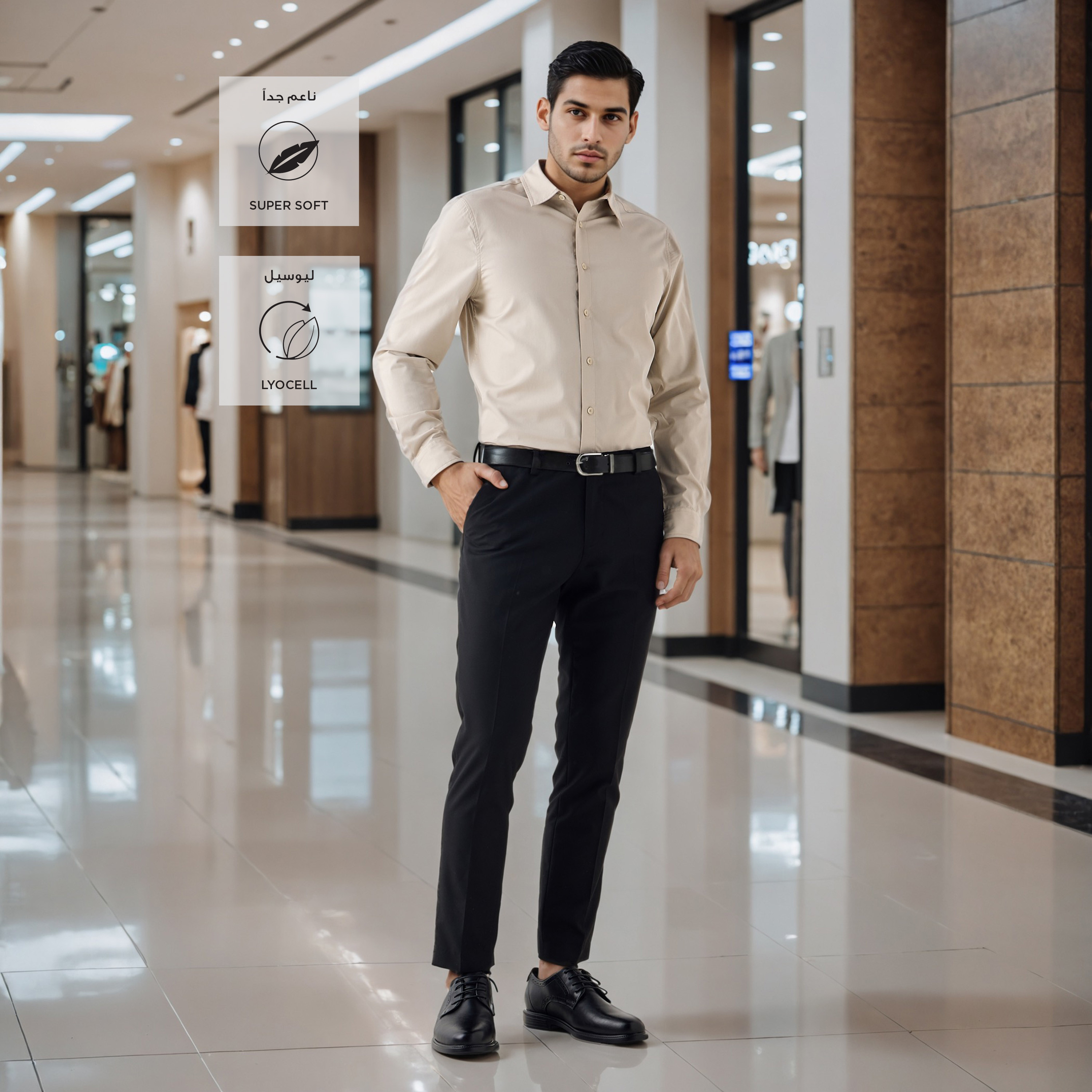 Relaxed Fit Poplin Shirt-men-clothing-shirts-image-2