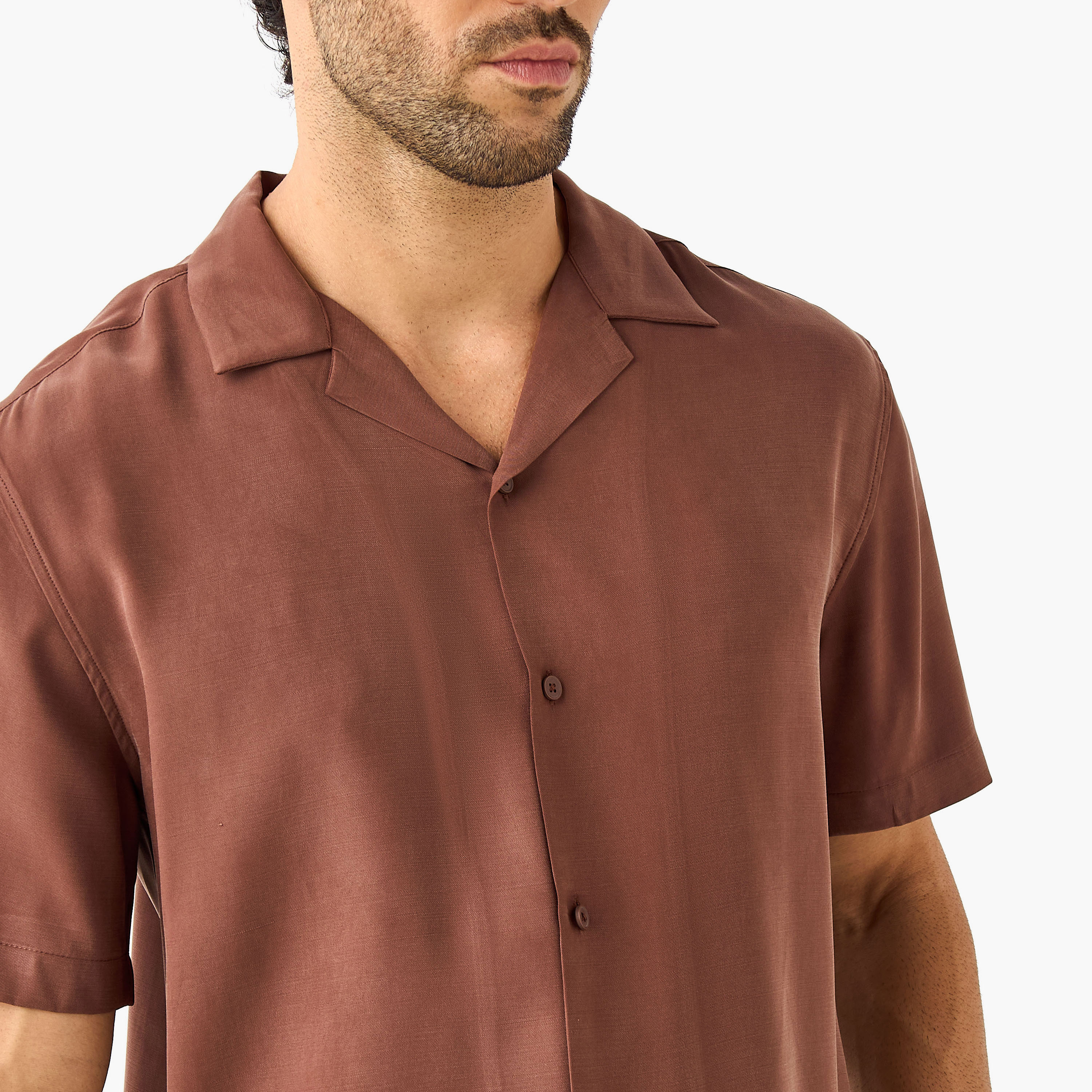 Relaxed Fit Collared Resort Shirt-men-clothing-shirts-image-4