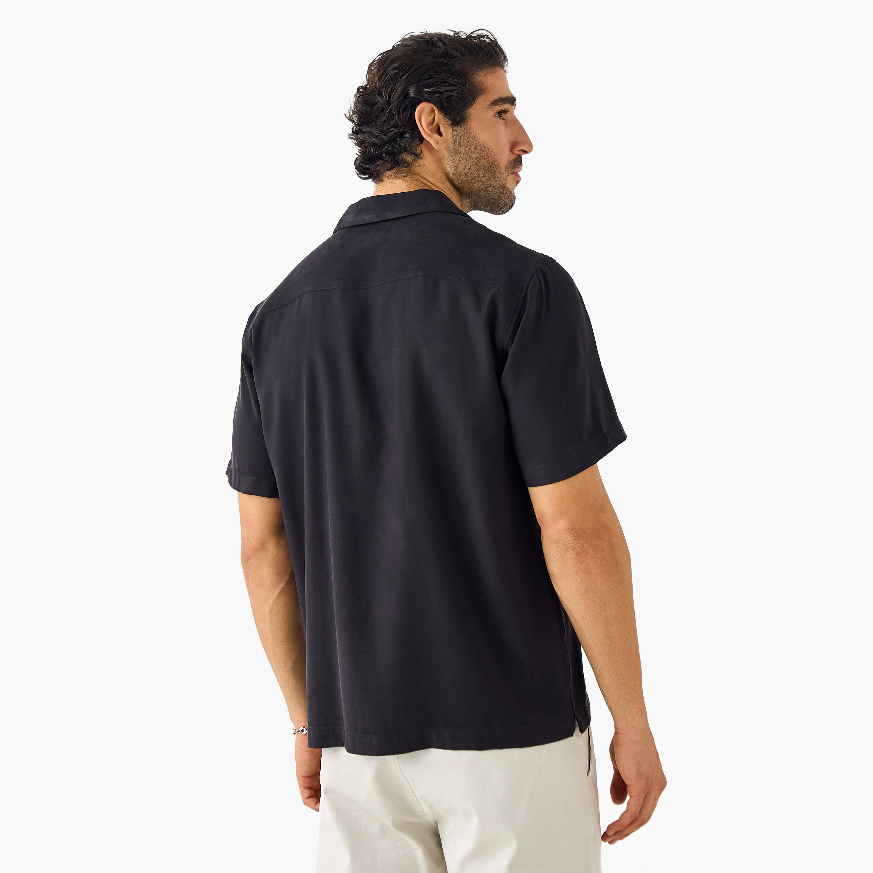 Relaxed Fit Collared Resort Shirt-men-clothing-shirts-image-3