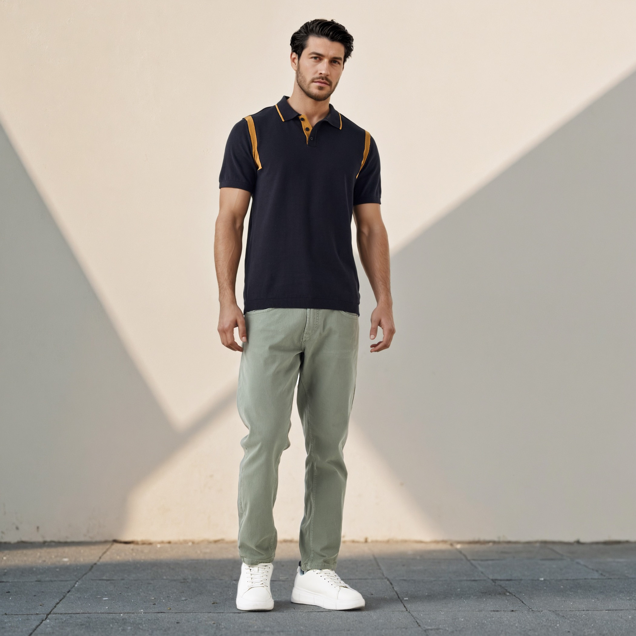Panelled Polo T-shirt-men-clothing-tshirtsandpolos-polos-image-2