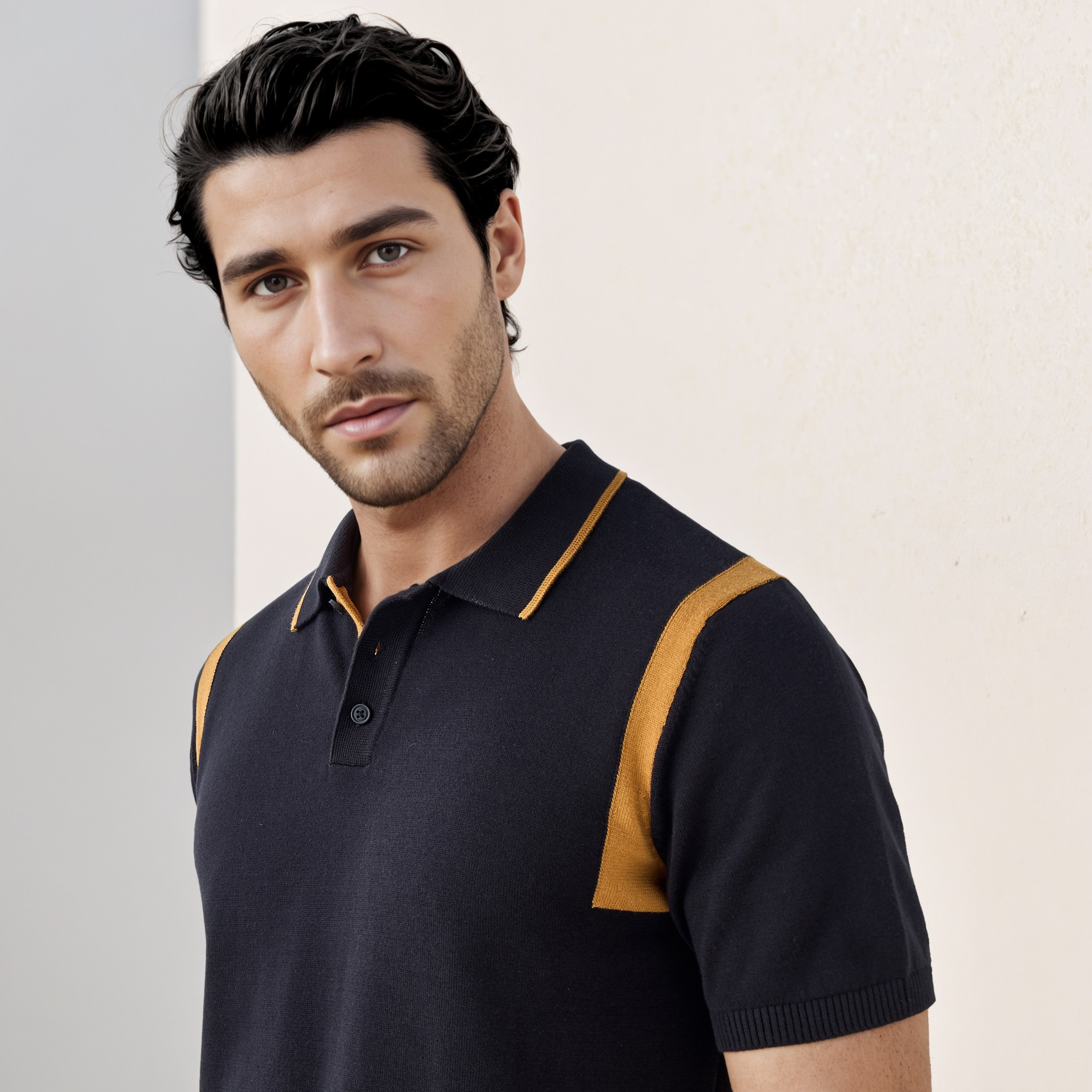 Panelled Polo T-shirt-men-clothing-tshirtsandpolos-polos-image-4