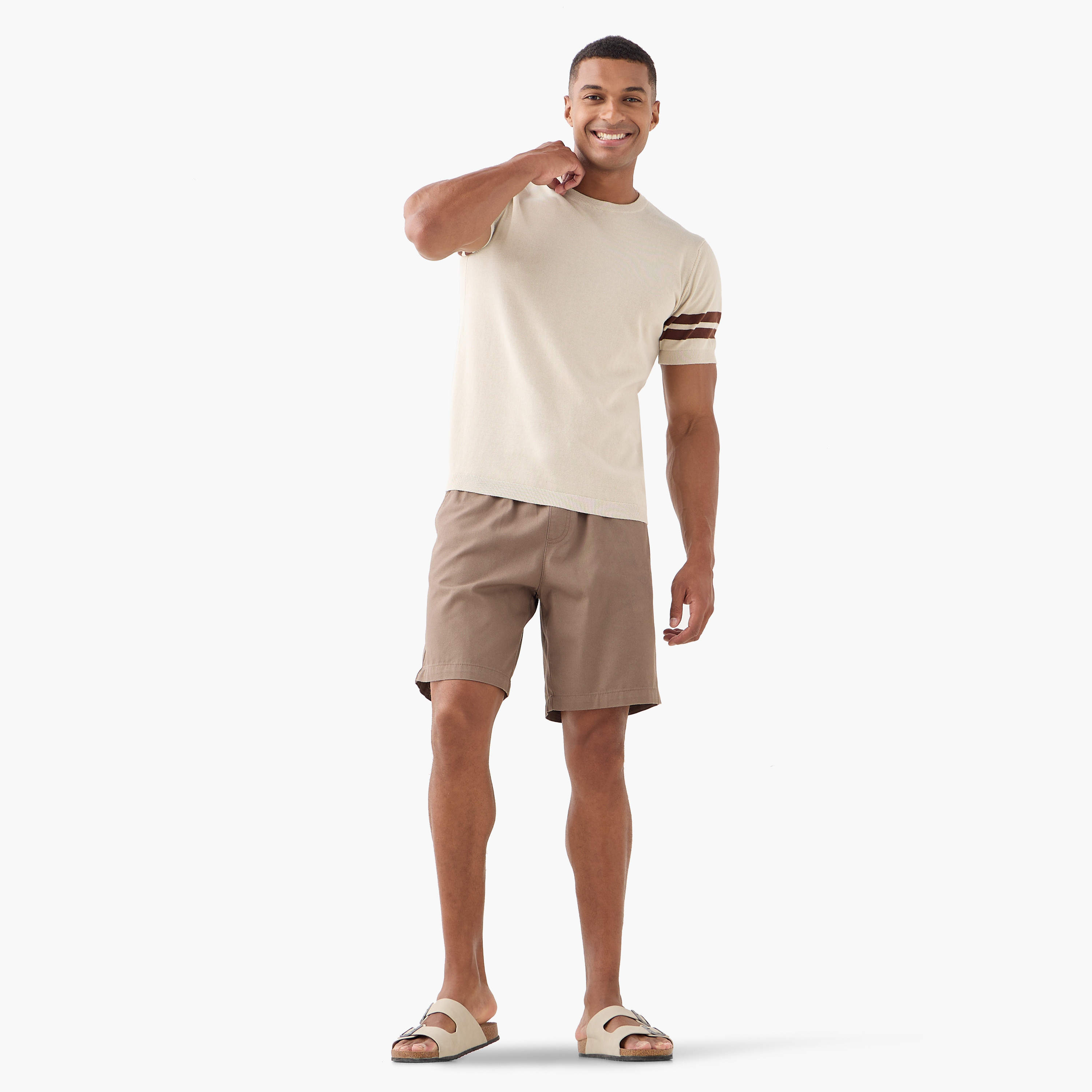 تيشيرت مقلّم بياقة ضيقة-men-clothing-tshirtsandpolos-tshirts-image-7
