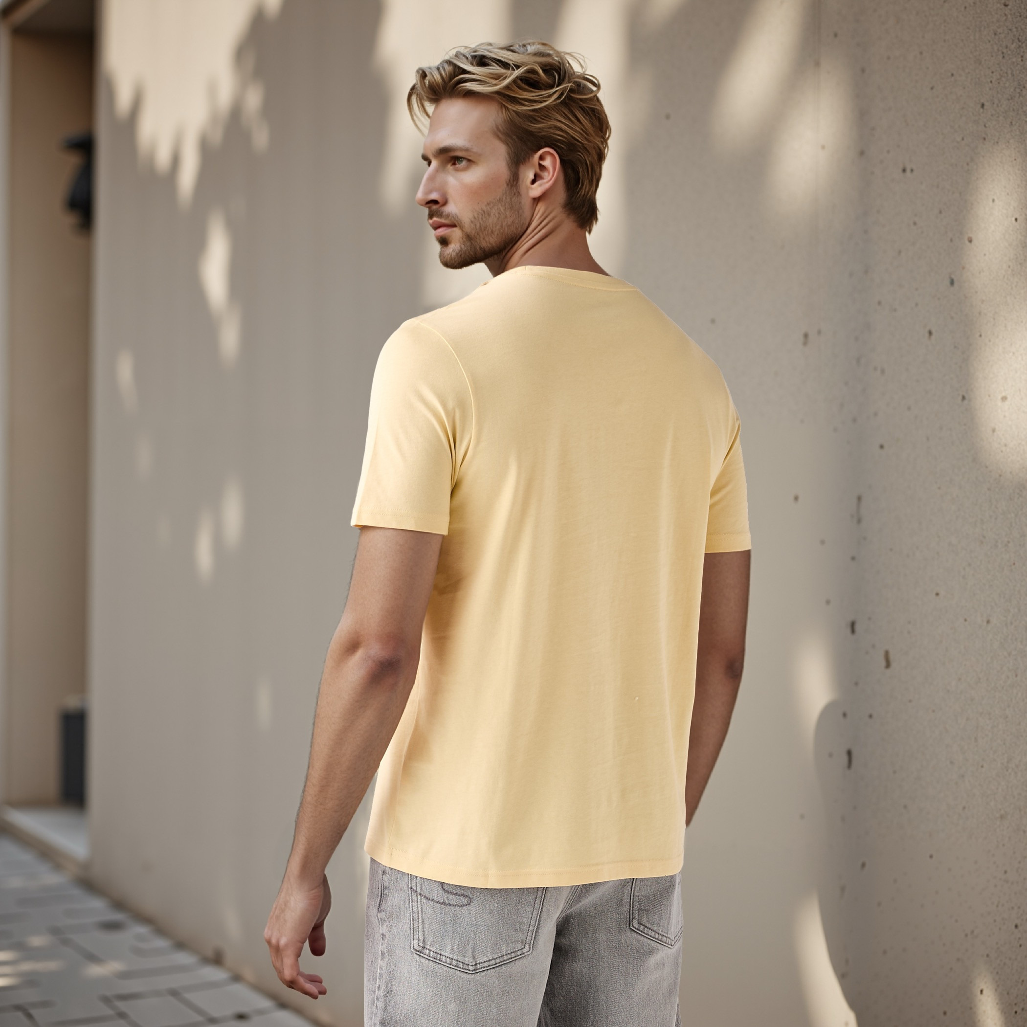 Regular Fit Crew Neck T-shirt with Short Sleeves-men-clothing-tshirtsandpolos-tshirts-image-18