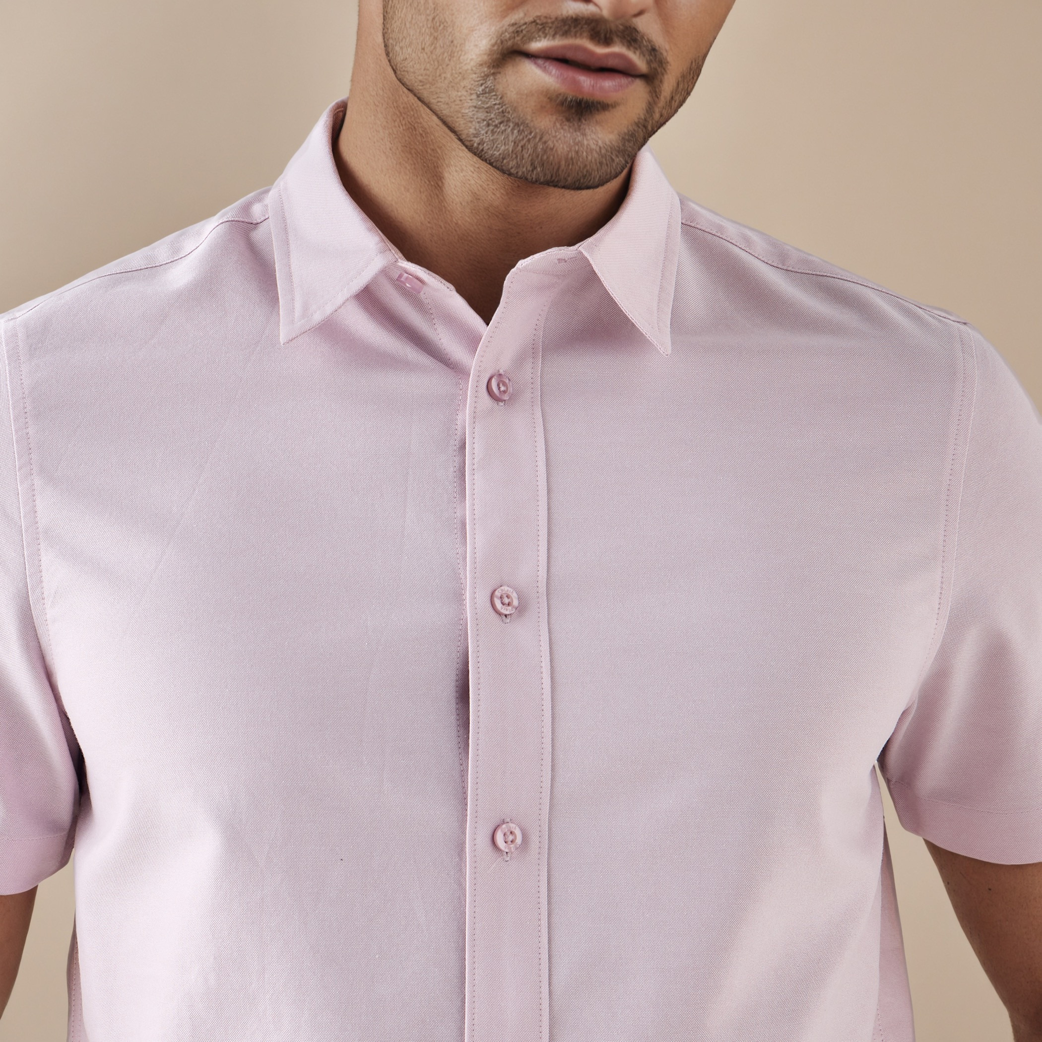 Regular Fit Collared Oxford Shirt-men-clothing-shirts-image-4