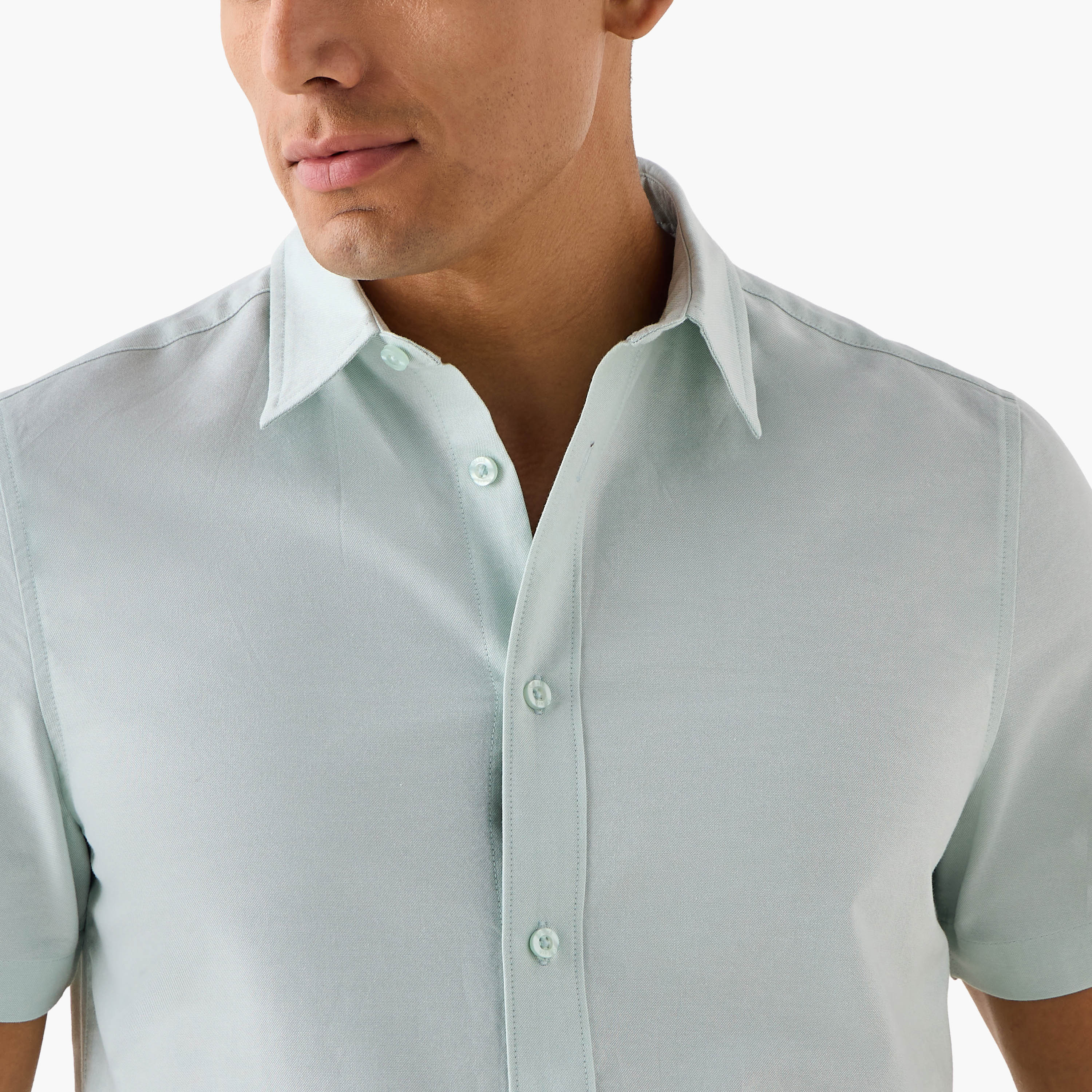 Regular Fit Collared Oxford Shirt-men-clothing-shirts-image-5
