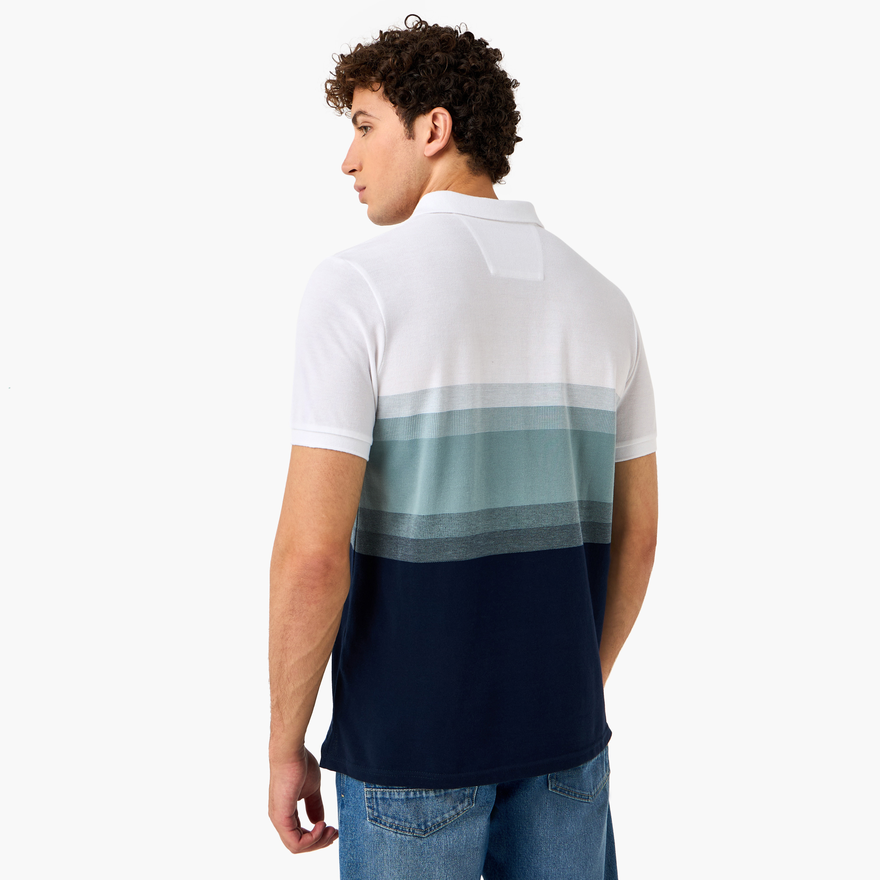 تيشيرت بولو مخطط ومتدرج اللون-men-clothing-tshirtsandpolos-polos-image-3