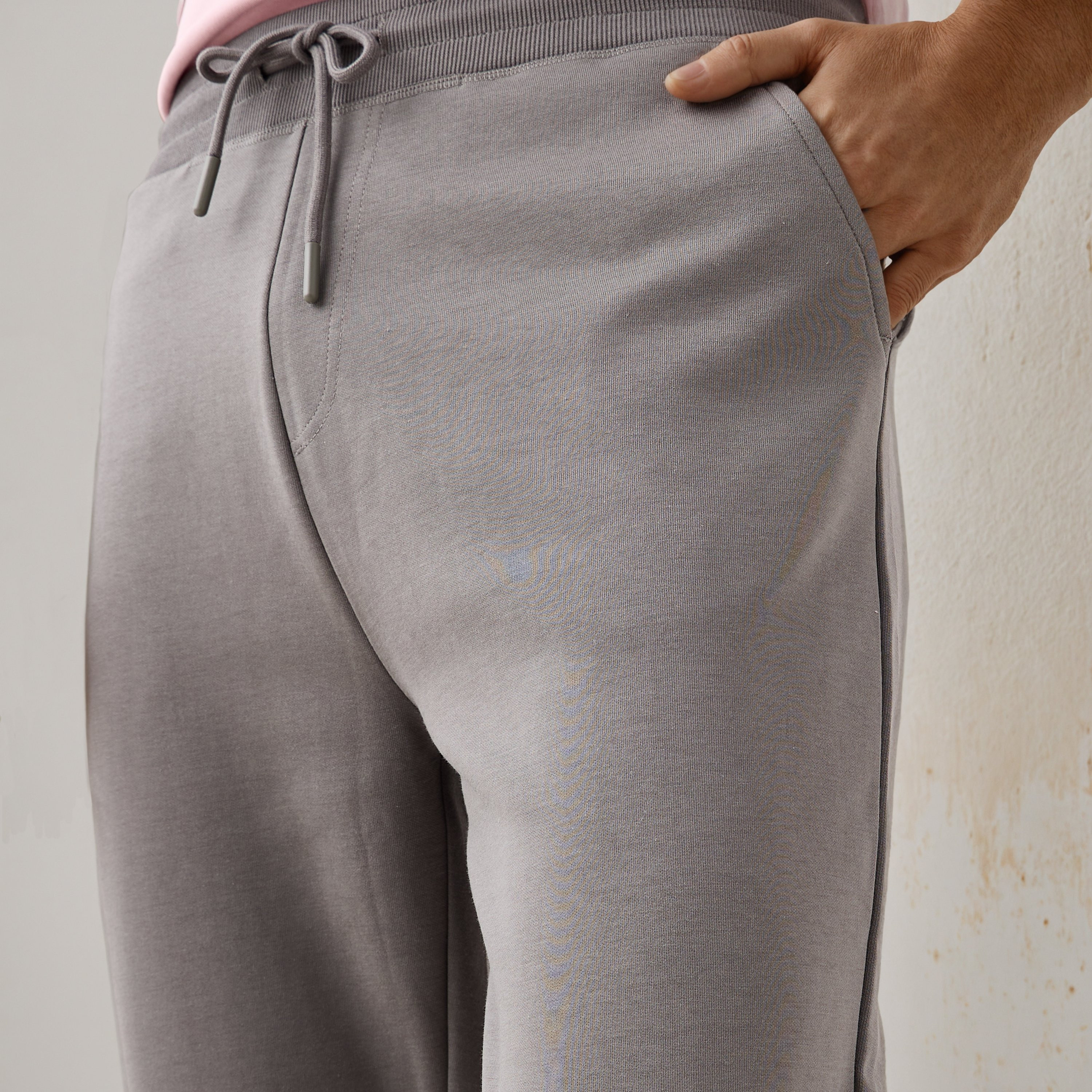 Regular Fit Flexi Waist Joggers with Pockets-men-clothing-bottoms-joggers-image-4