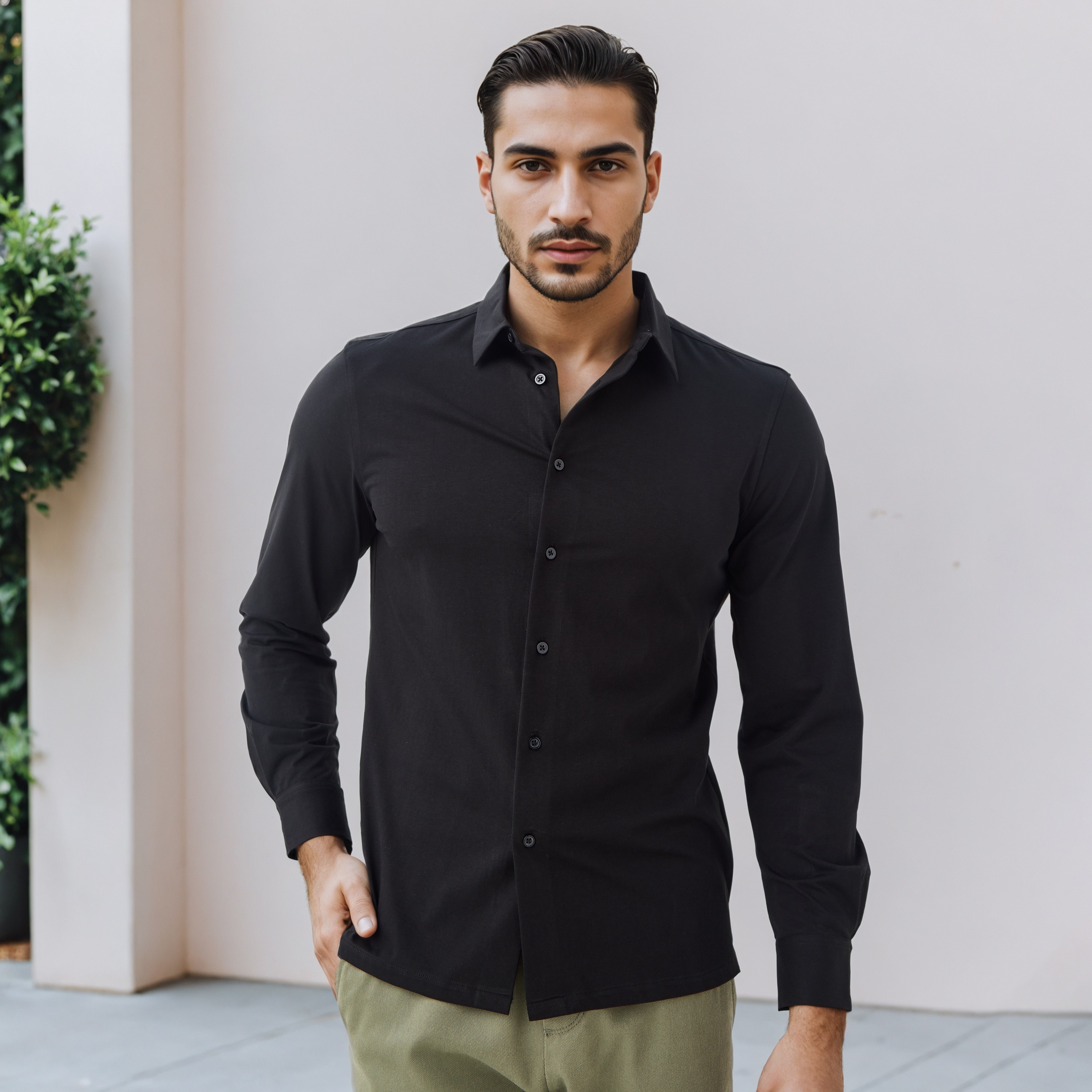 قميص بقصّة عادية-men-clothing-shirts-image-1