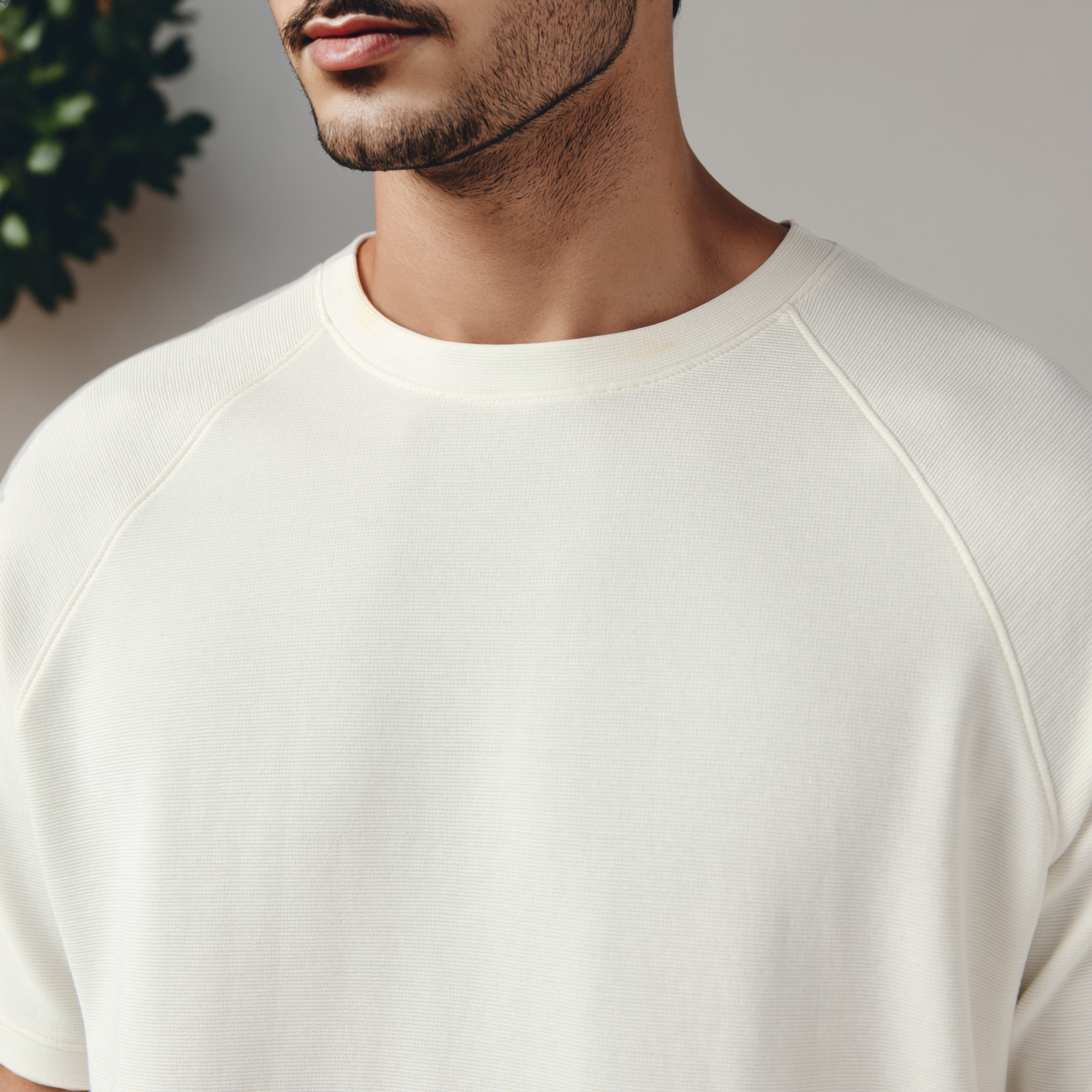 تيشيرت بأكمام راجلان بارز الملمس-men-clothing-tshirtsandpolos-tshirts-image-4
