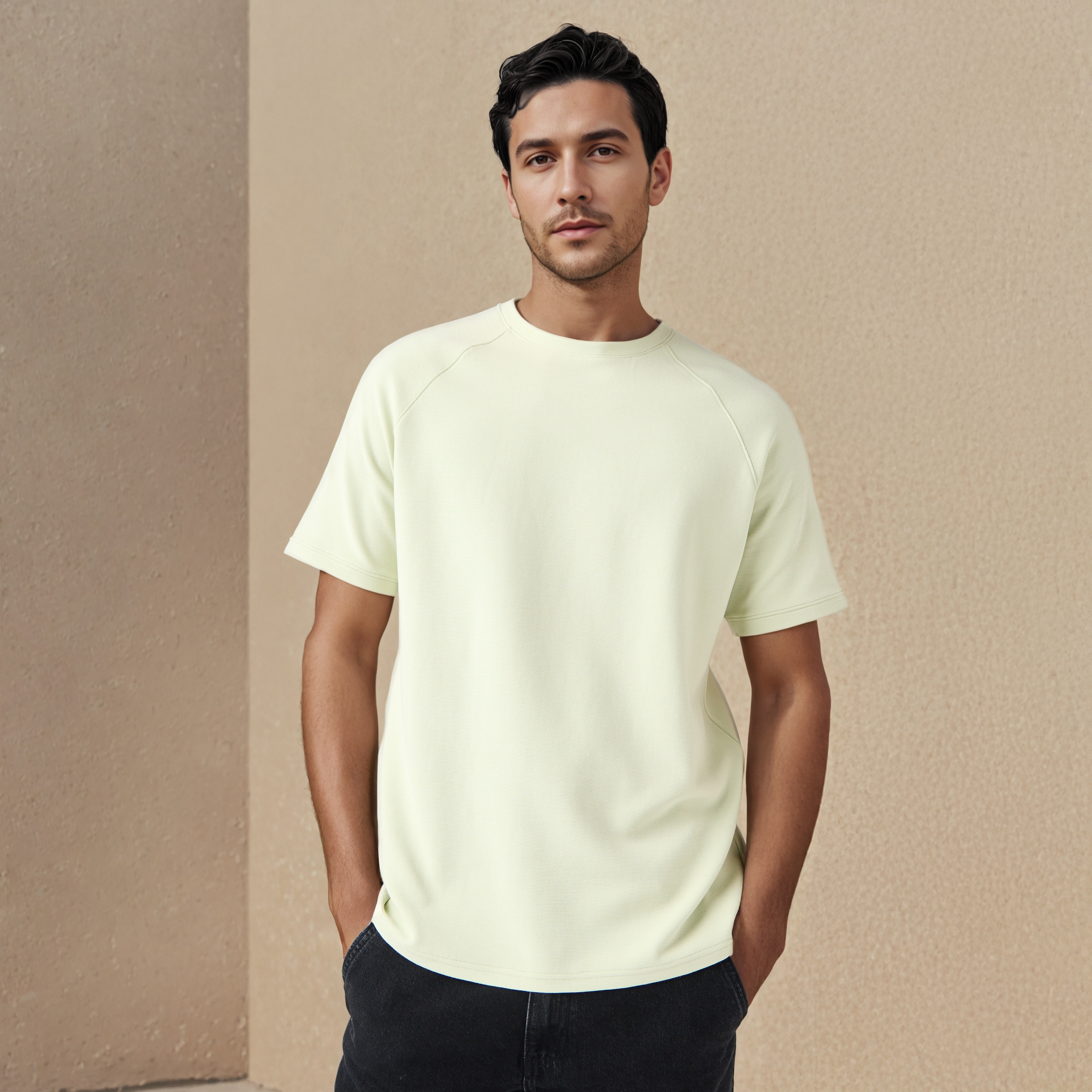 Textured Raglan Sleeves T-shirt-men-clothing-tshirtsandpolos-tshirts-image-1